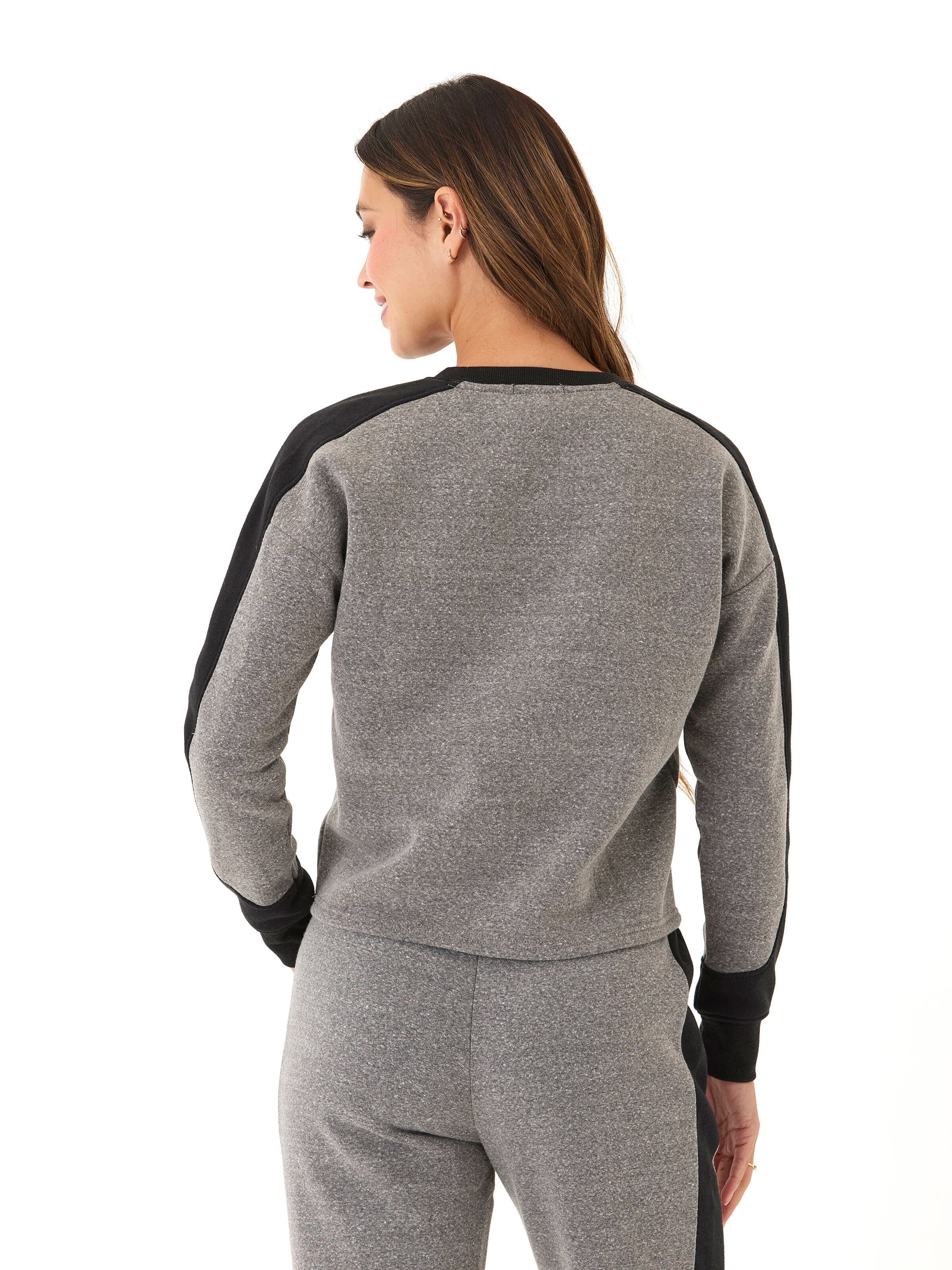 Triblend Fleece Colorblock Pullover for Everyday Comfort