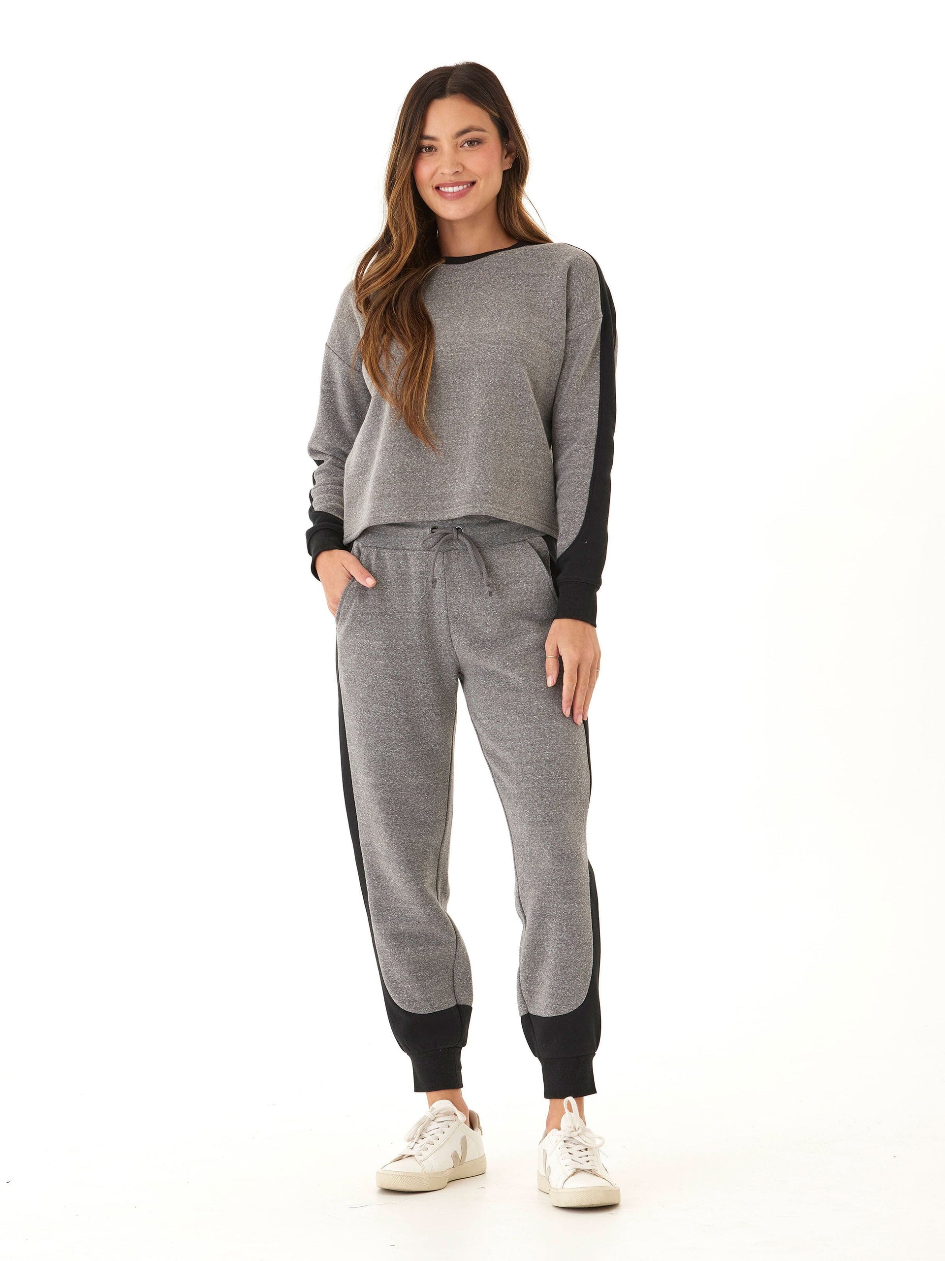 Triblend Fleece Colorblock Pullover for Everyday Comfort