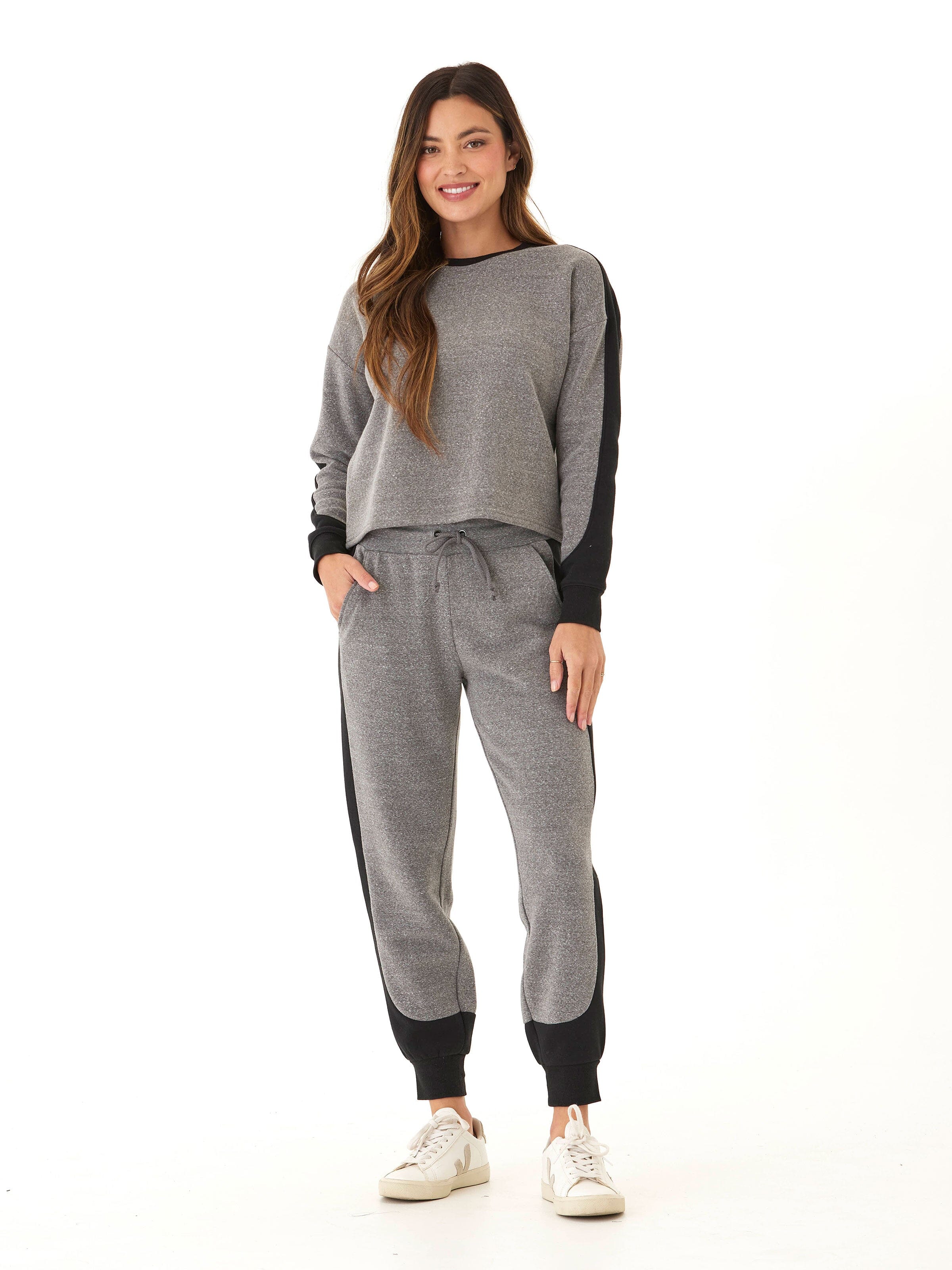 Triblend Fleece Colorblock Pullover for Everyday Comfort
