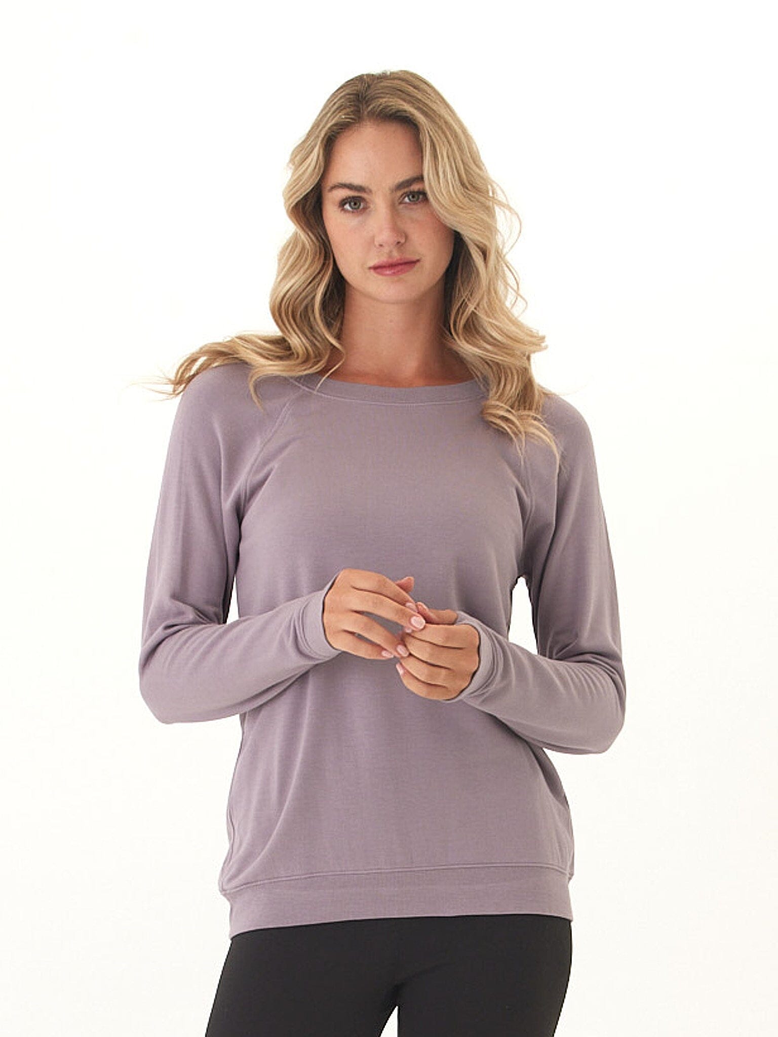 Priscilla Feather Fleece Raglan Sweatshirt