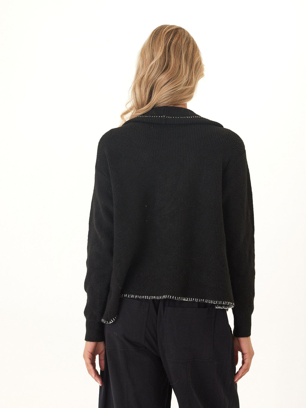 Esmae Cozy Solid Knit Open Front Sweater Cardigan