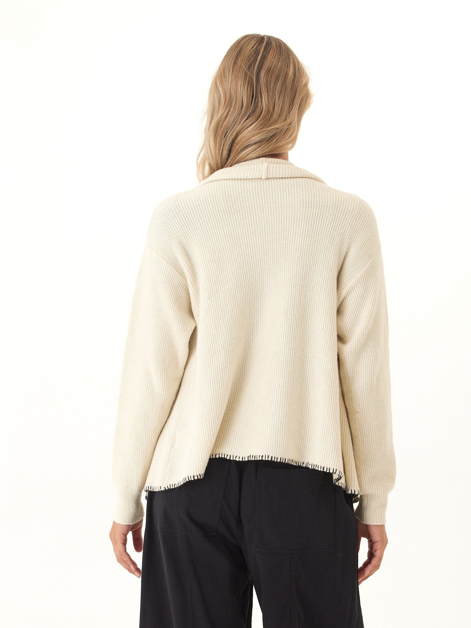 Esmae Cozy Solid Knit Sweater Cardigan - Open Front
