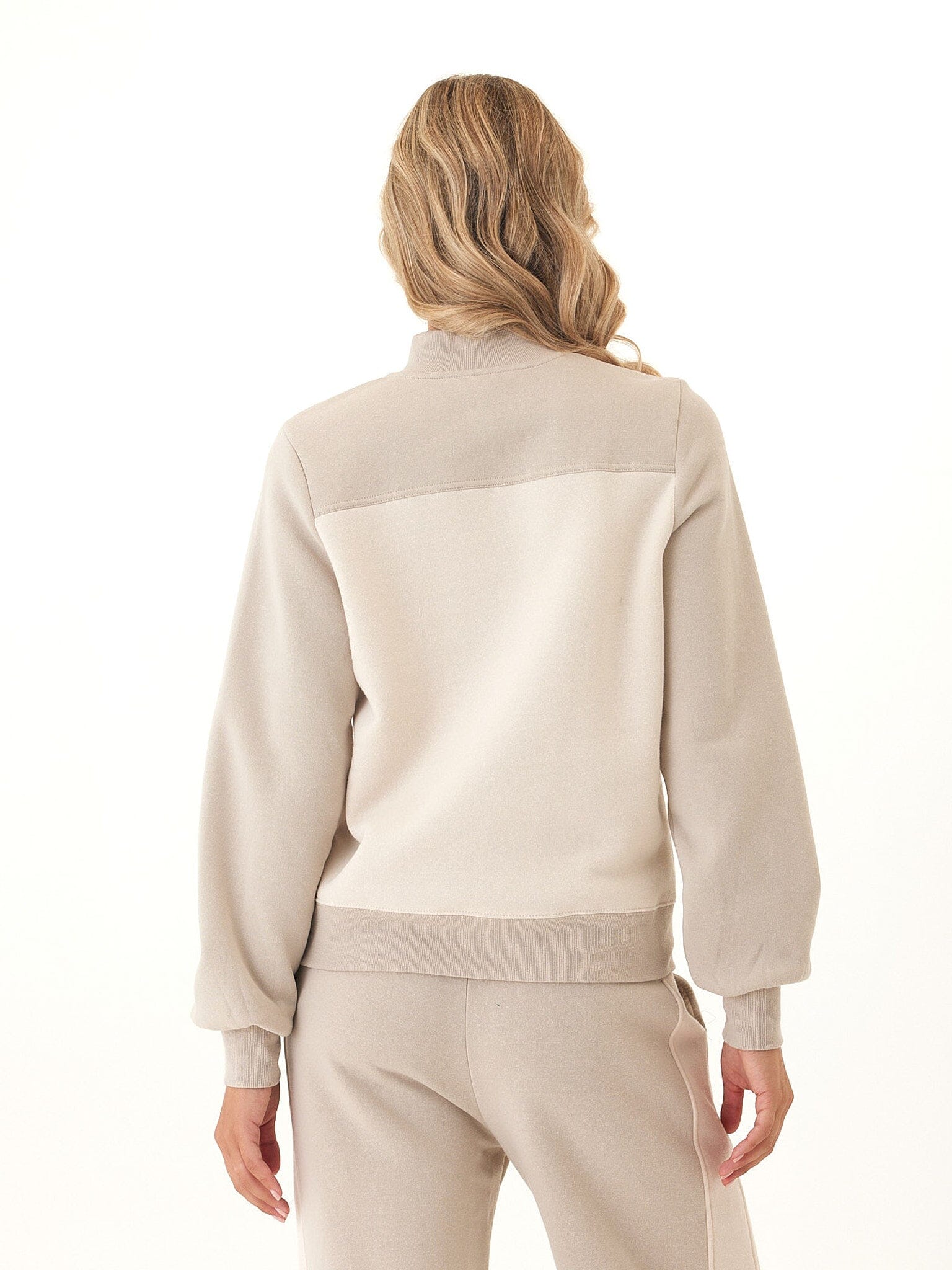 Kianna Triblend Fleece Colorblock Half Zip Pullover