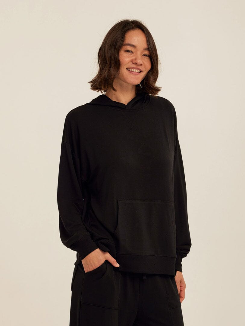 Sylvie Modal Terry Oversized Pullover Hoodie