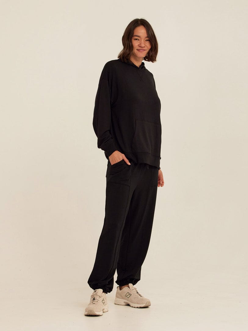 Sylvie Modal Terry Oversized Pullover Hoodie