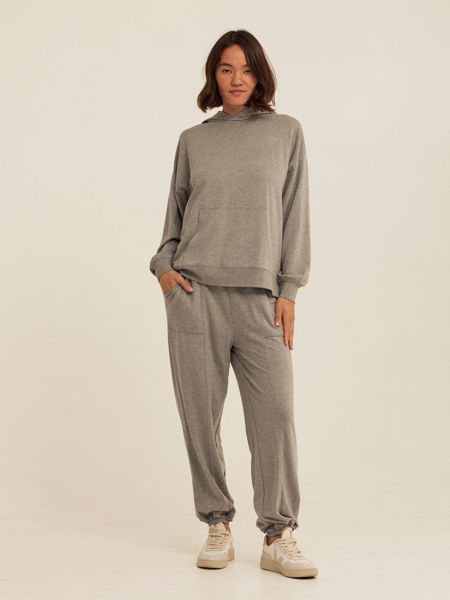 Sylvie Modal Terry Oversized Pullover Hoodie