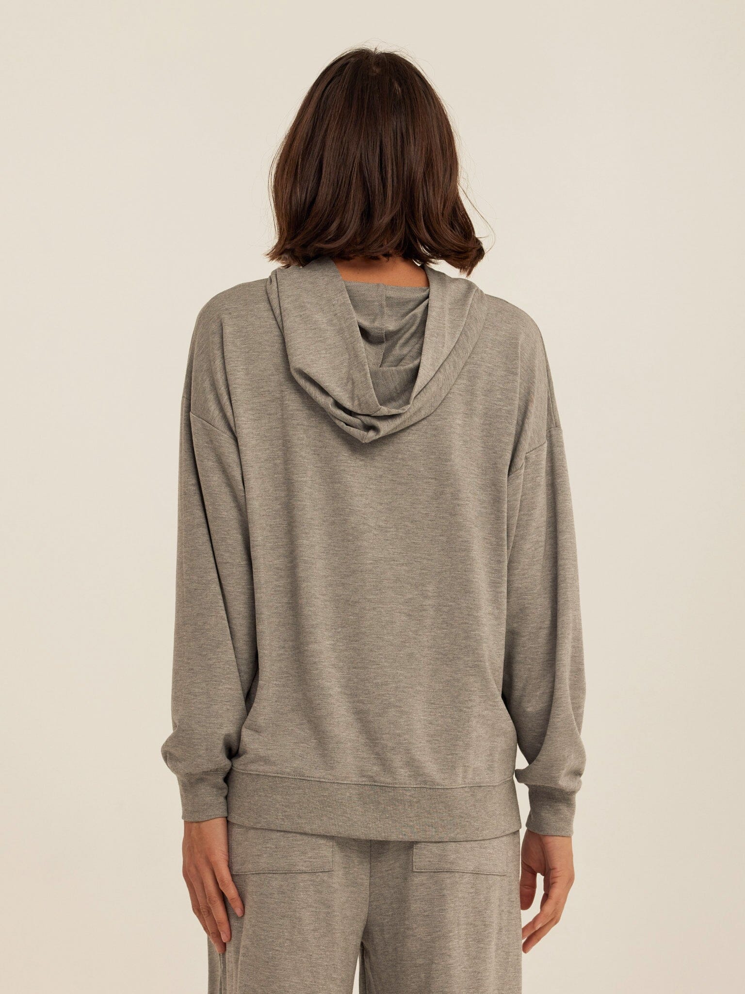 Sylvie Modal Terry Oversized Pullover Hoodie