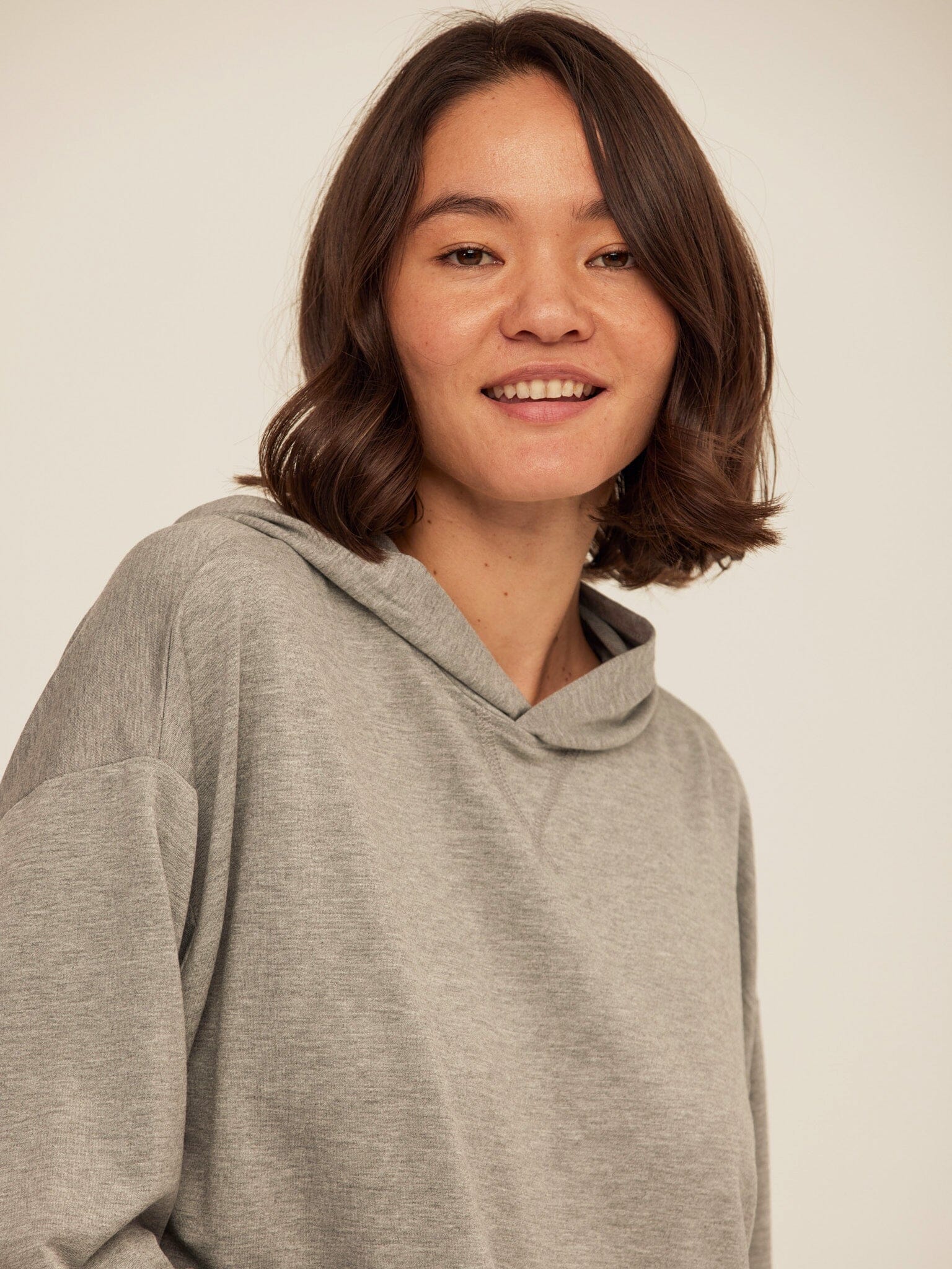 Sylvie Modal Terry Oversized Pullover Hoodie