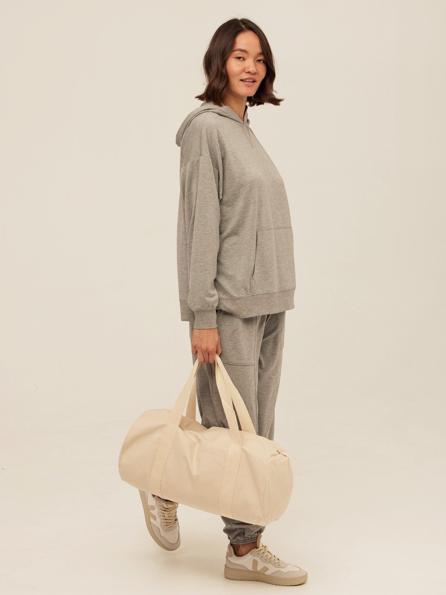 Sylvie Modal Terry Oversized Pullover Hoodie