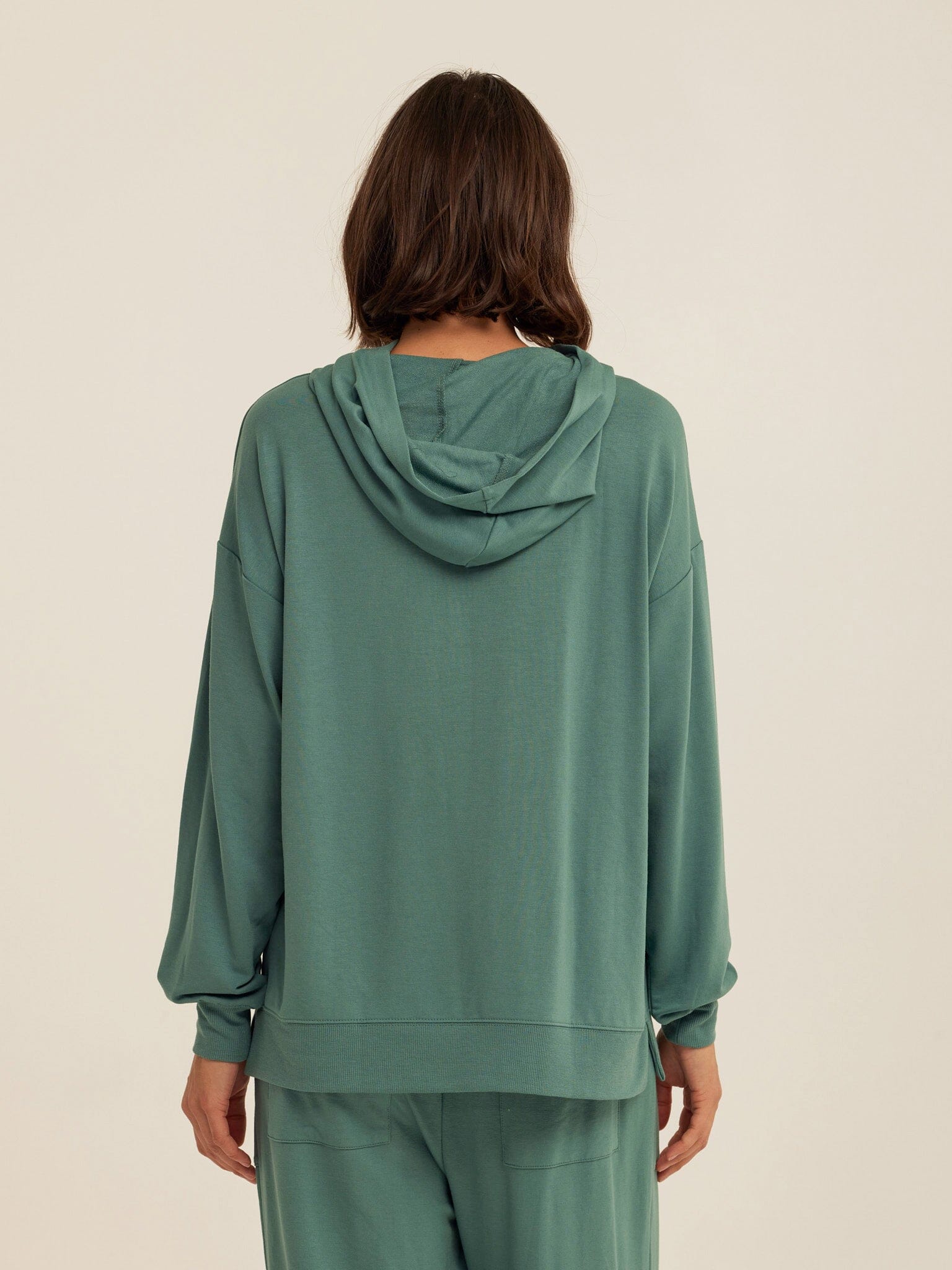 Sylvie Modal Terry Oversized Pullover Hoodie