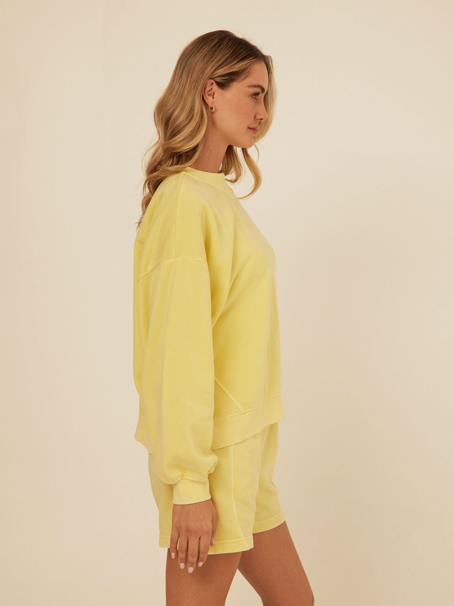 Kaitlyn Mineral Wash Fleece Sweatshirt