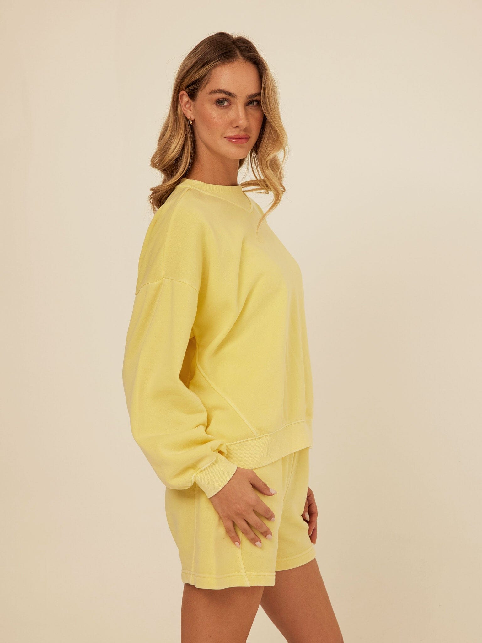 Kaitlyn Mineral Wash Fleece Sweatshirt