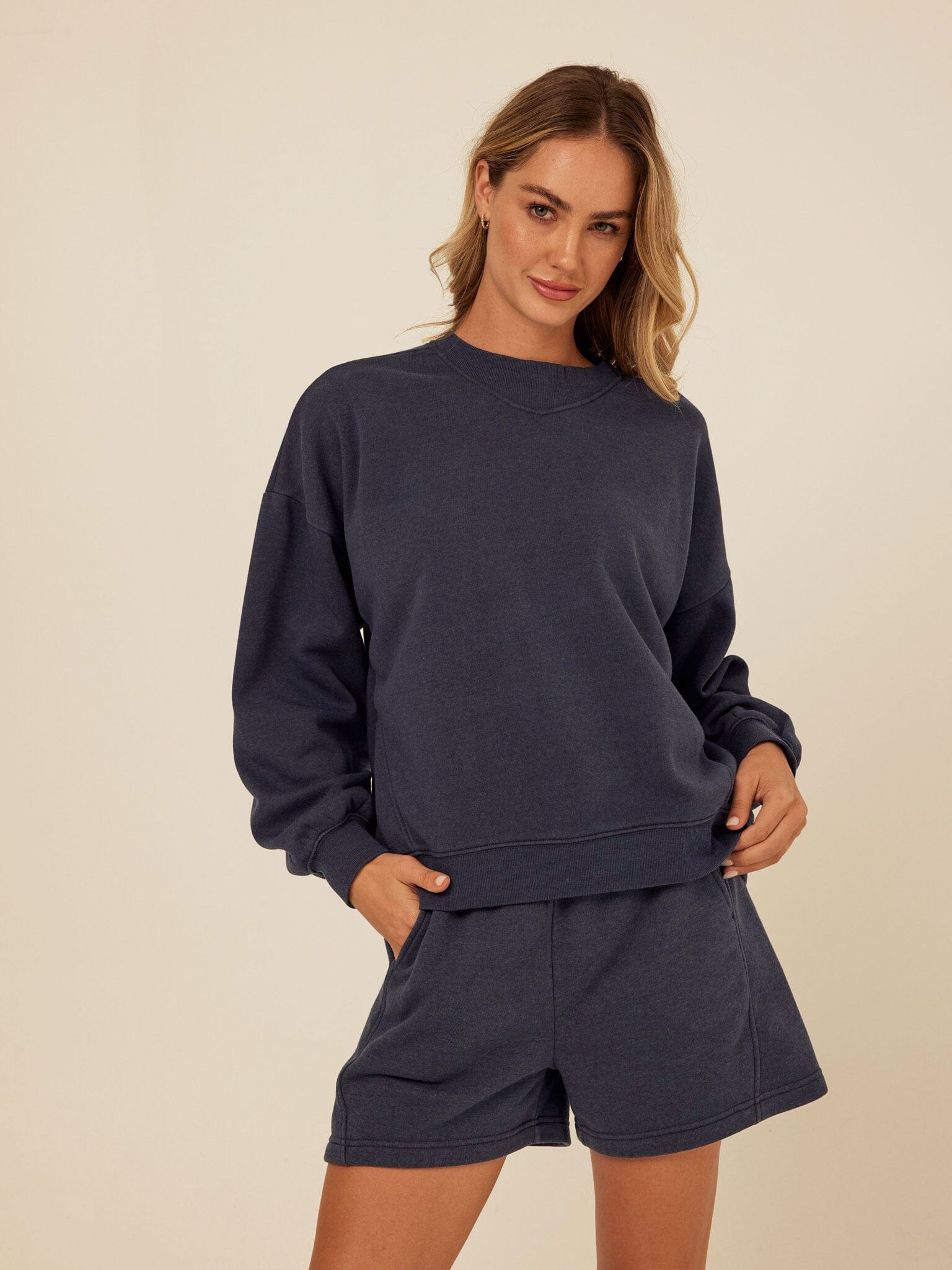 Chantel Mineral Wash Fleece Short