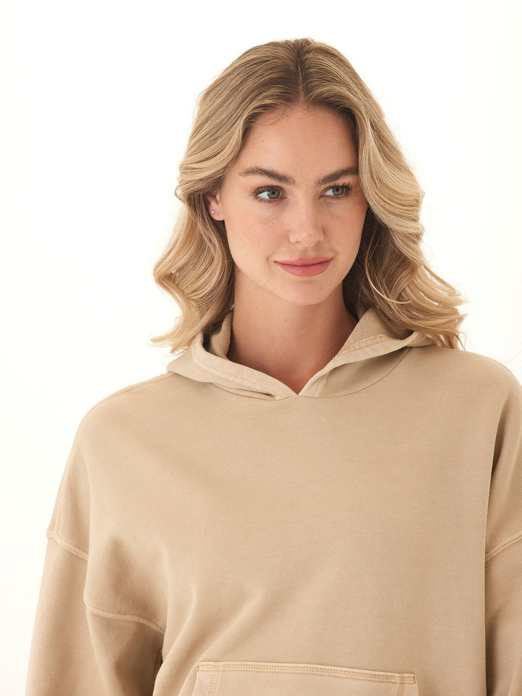 Tanya Mineral Wash Cotton Terry Pullover Hoodie