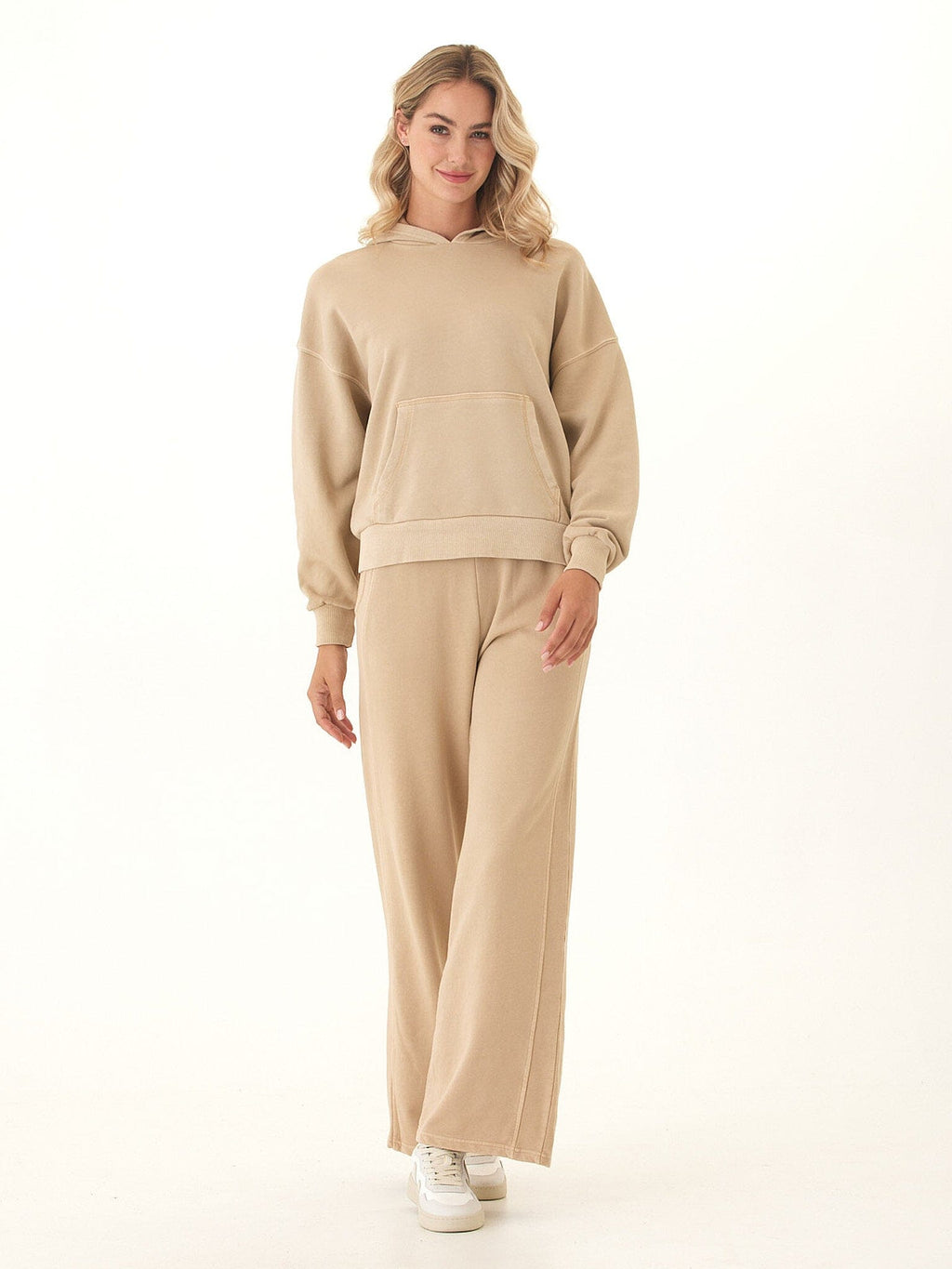Tanya Mineral Wash Cotton Terry Pullover Hoodie