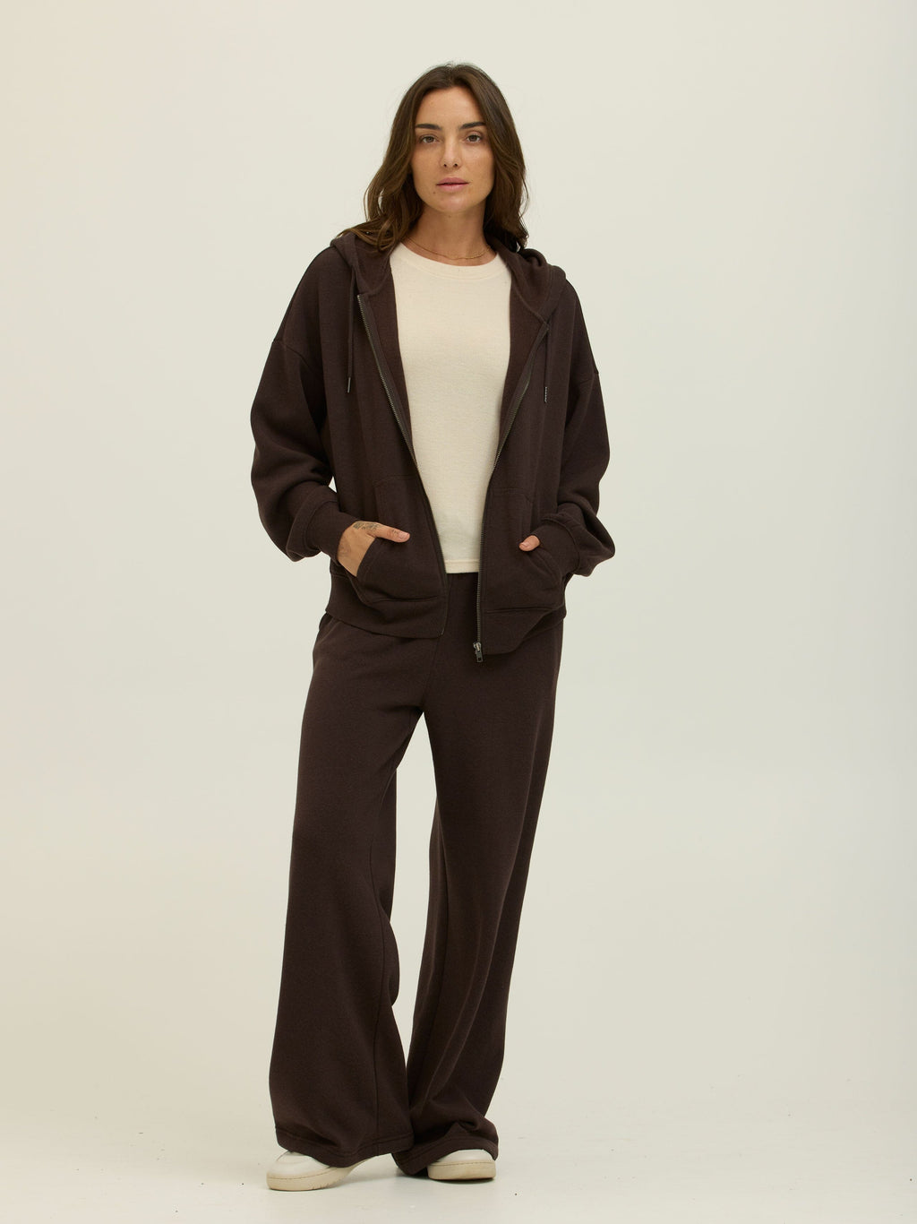Corissa Triblend Fleece Zip Hoodie