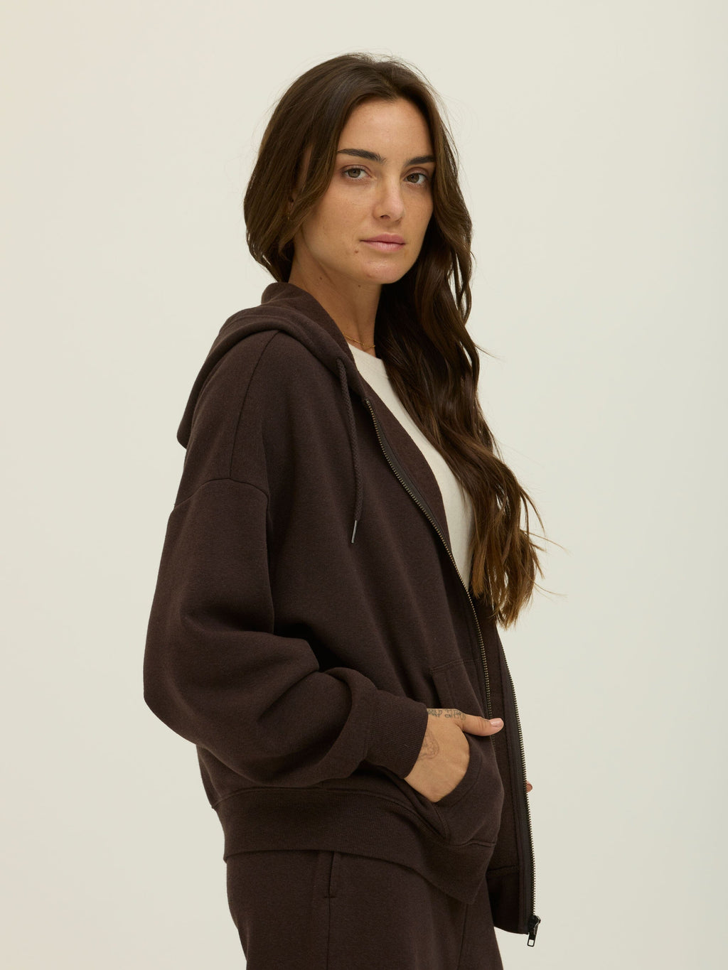 Corissa Triblend Fleece Zip Hoodie