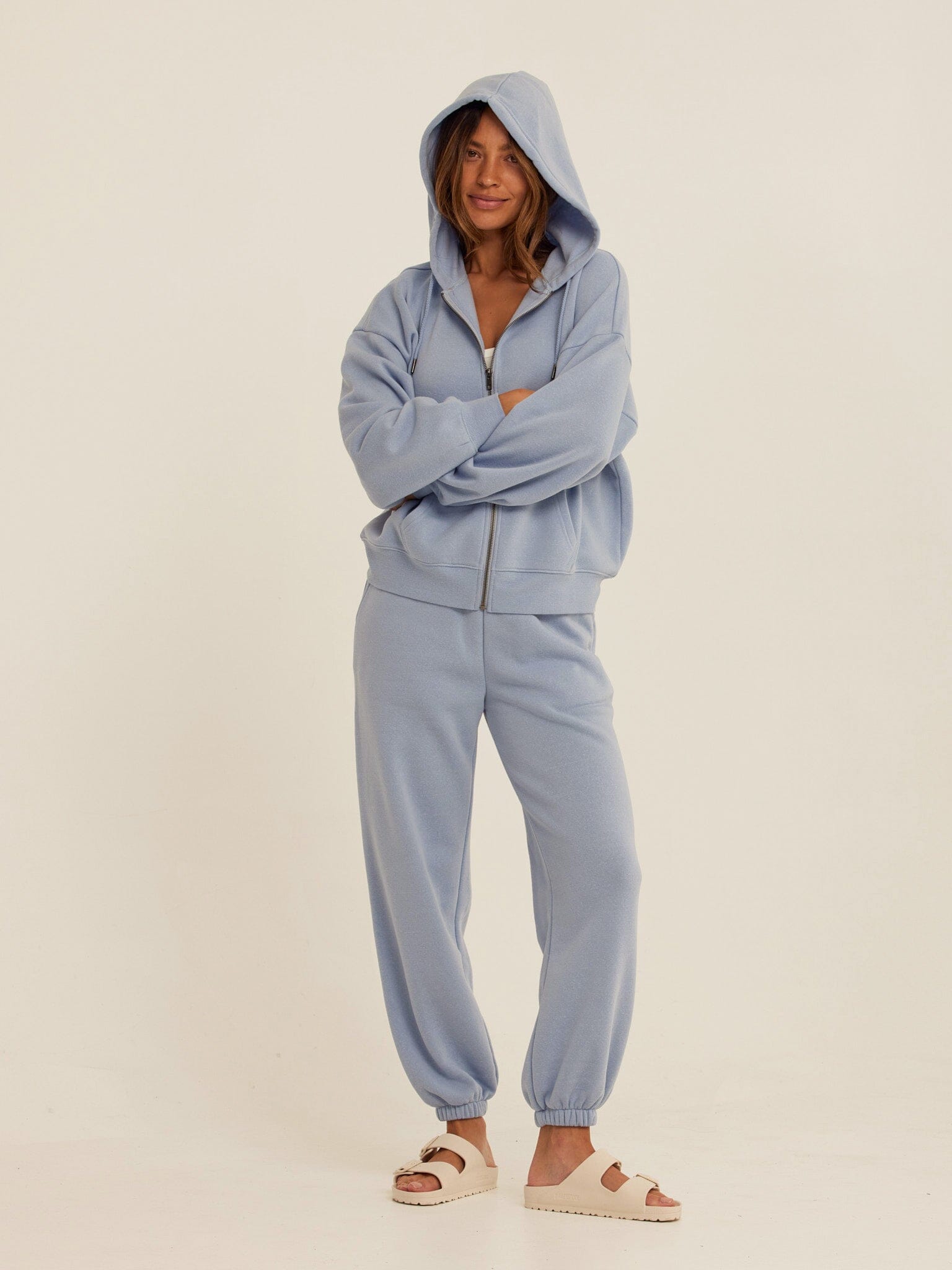 Core Triblend Fleece Zip Sweatshirt