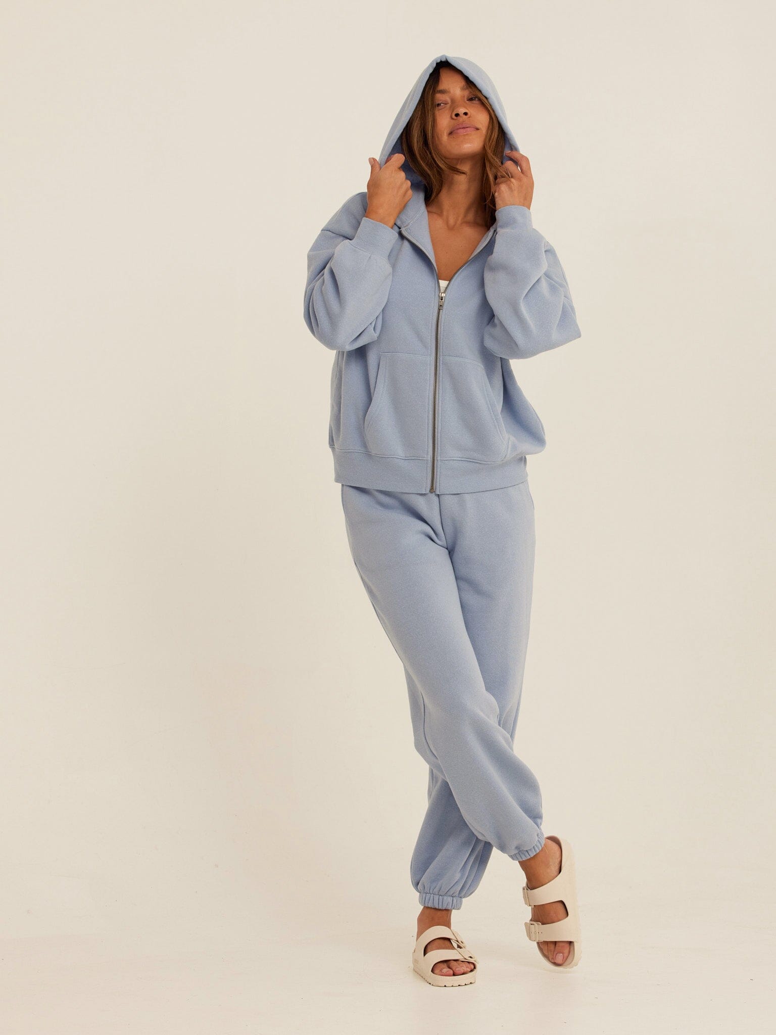 Core Triblend Fleece Zip Sweatshirt