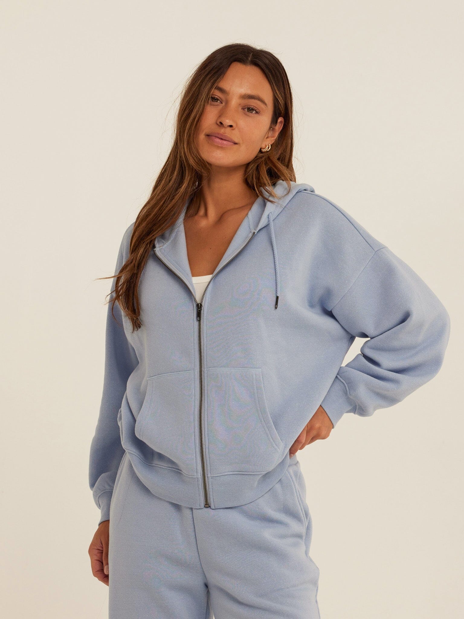 Core Triblend Fleece Zip Sweatshirt