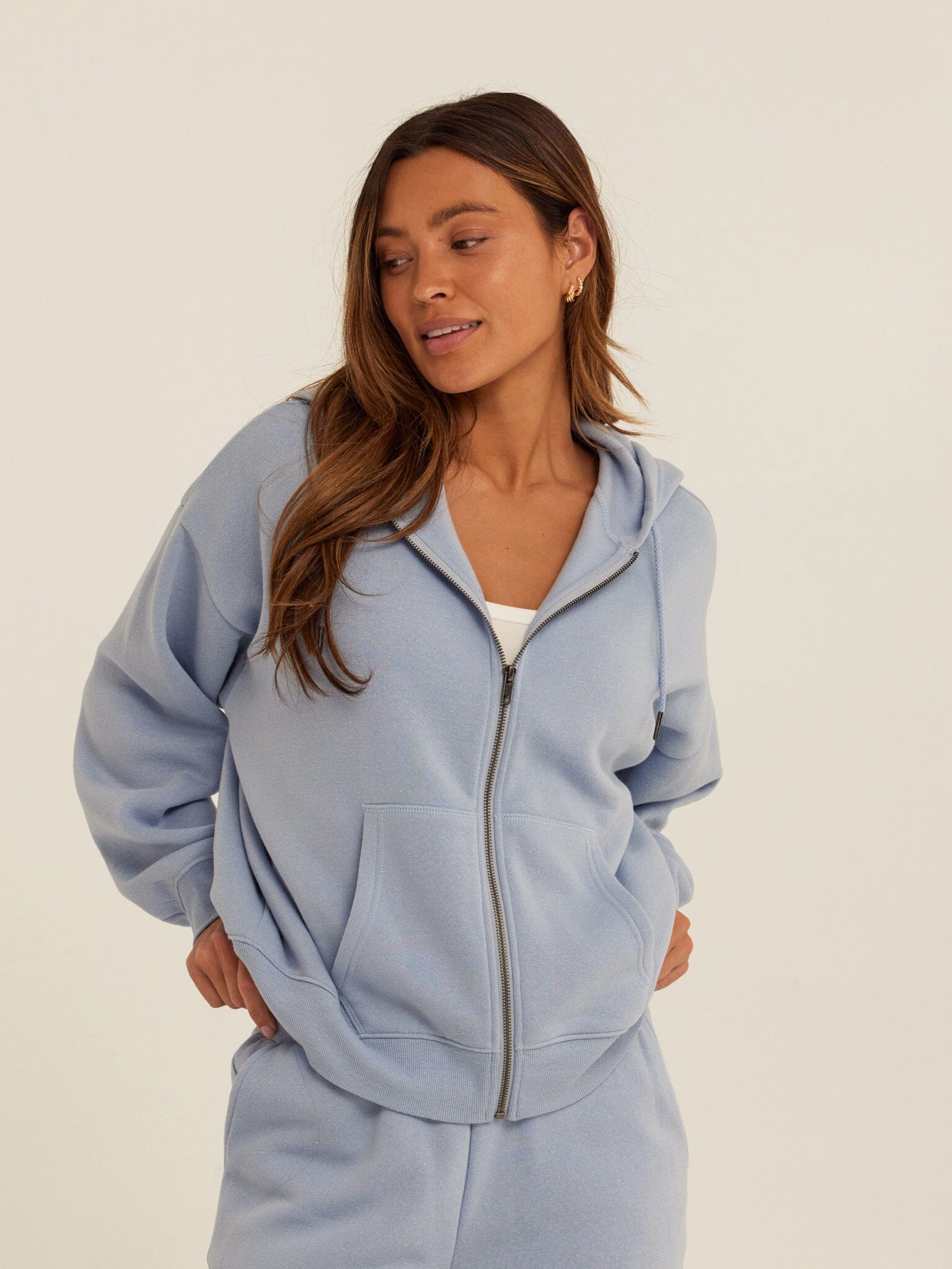Core Triblend Fleece Zip Sweatshirt