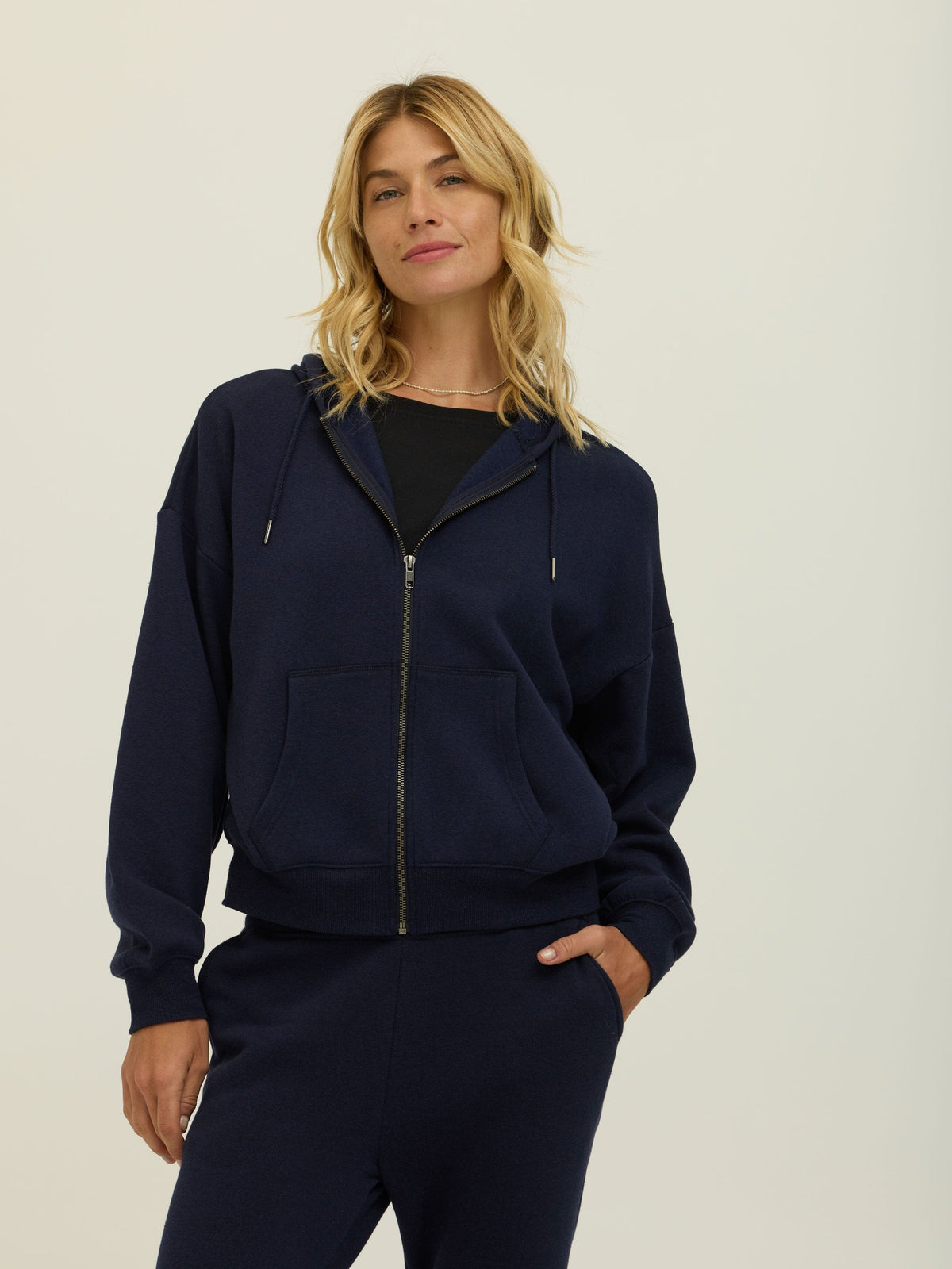 Corissa Triblend Fleece Zip Hoodie