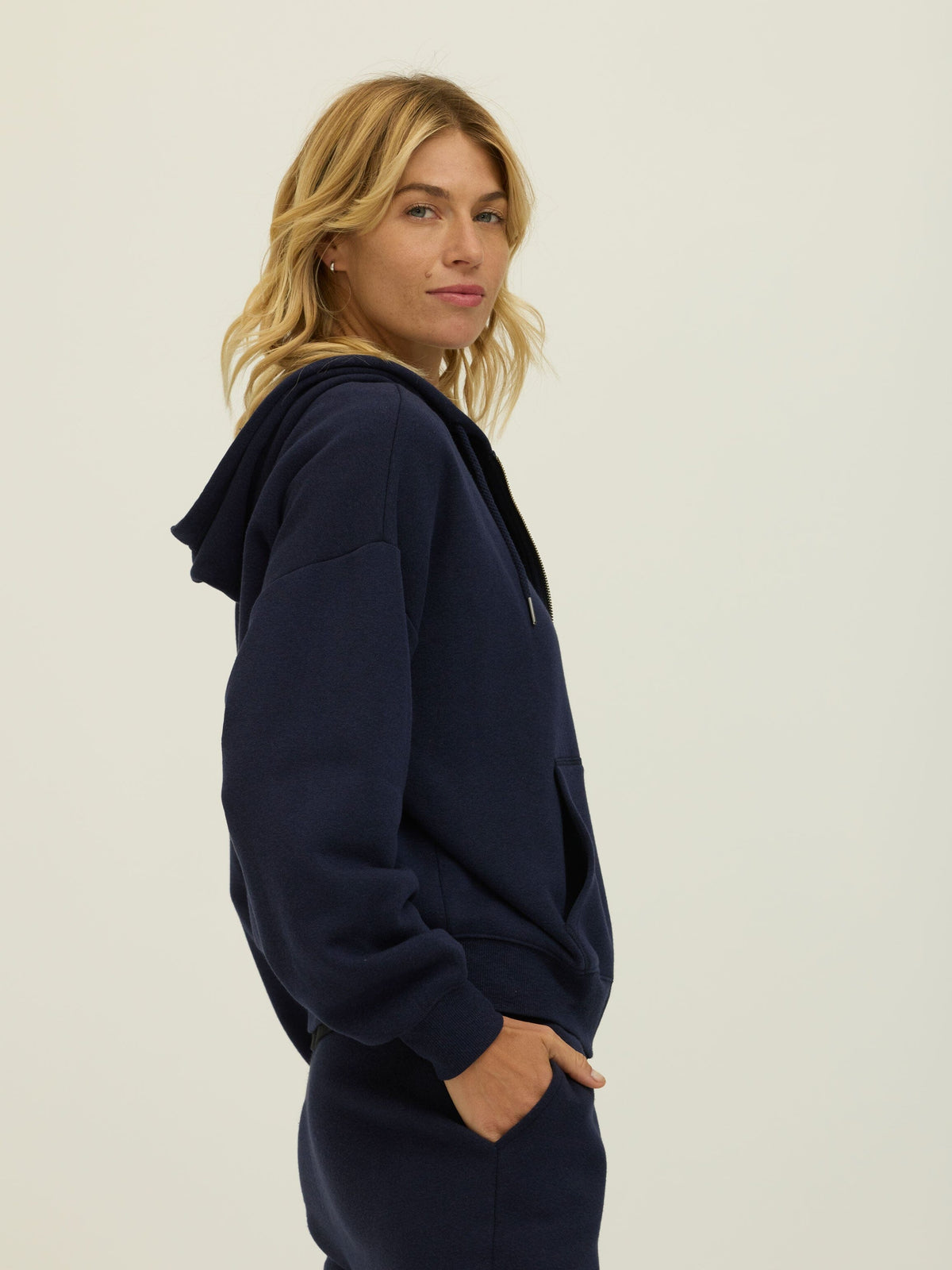 Corissa Triblend Fleece Zip Hoodie