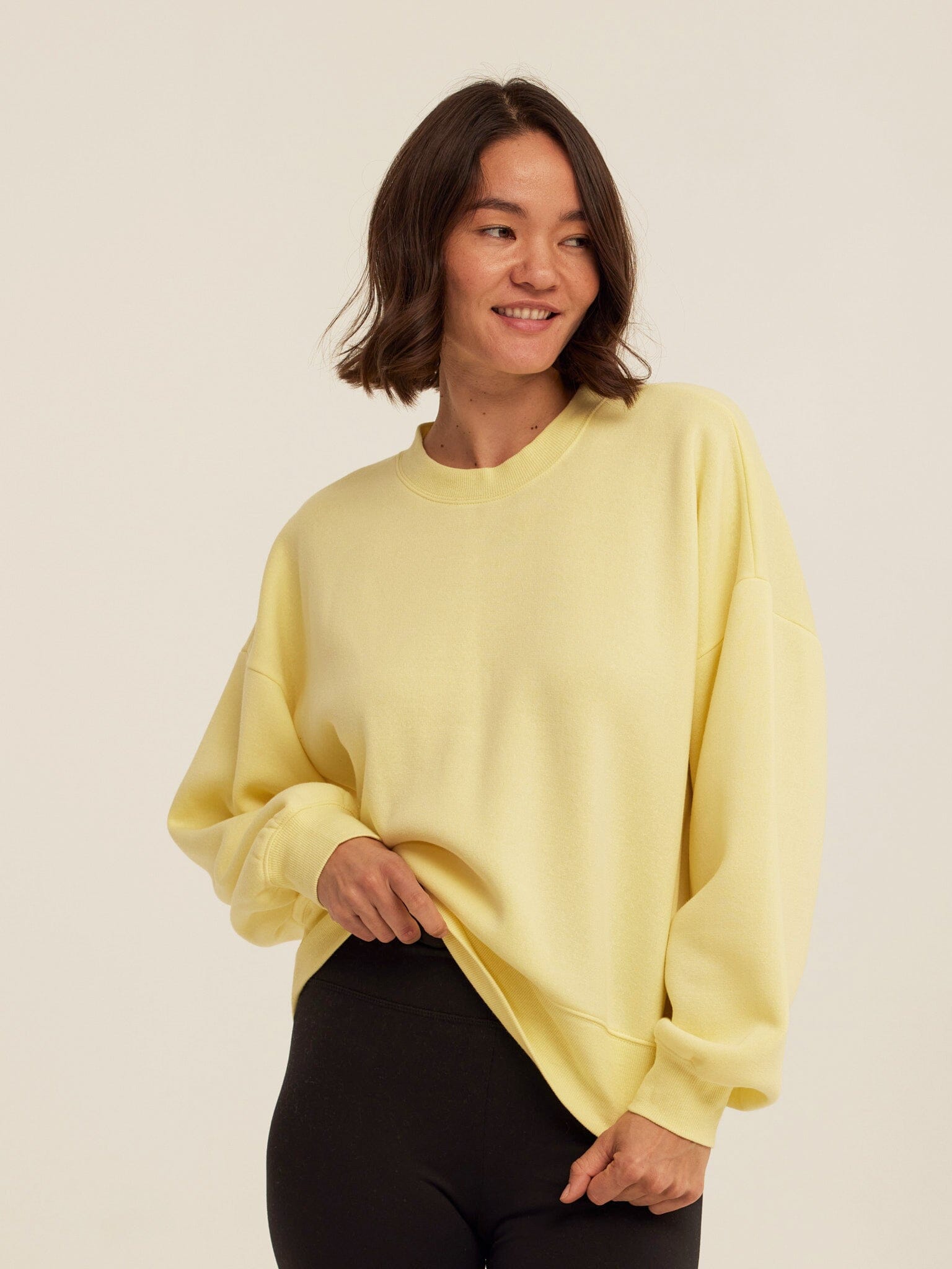 Core Triblend Fleece Sweatshirt in Yellow
