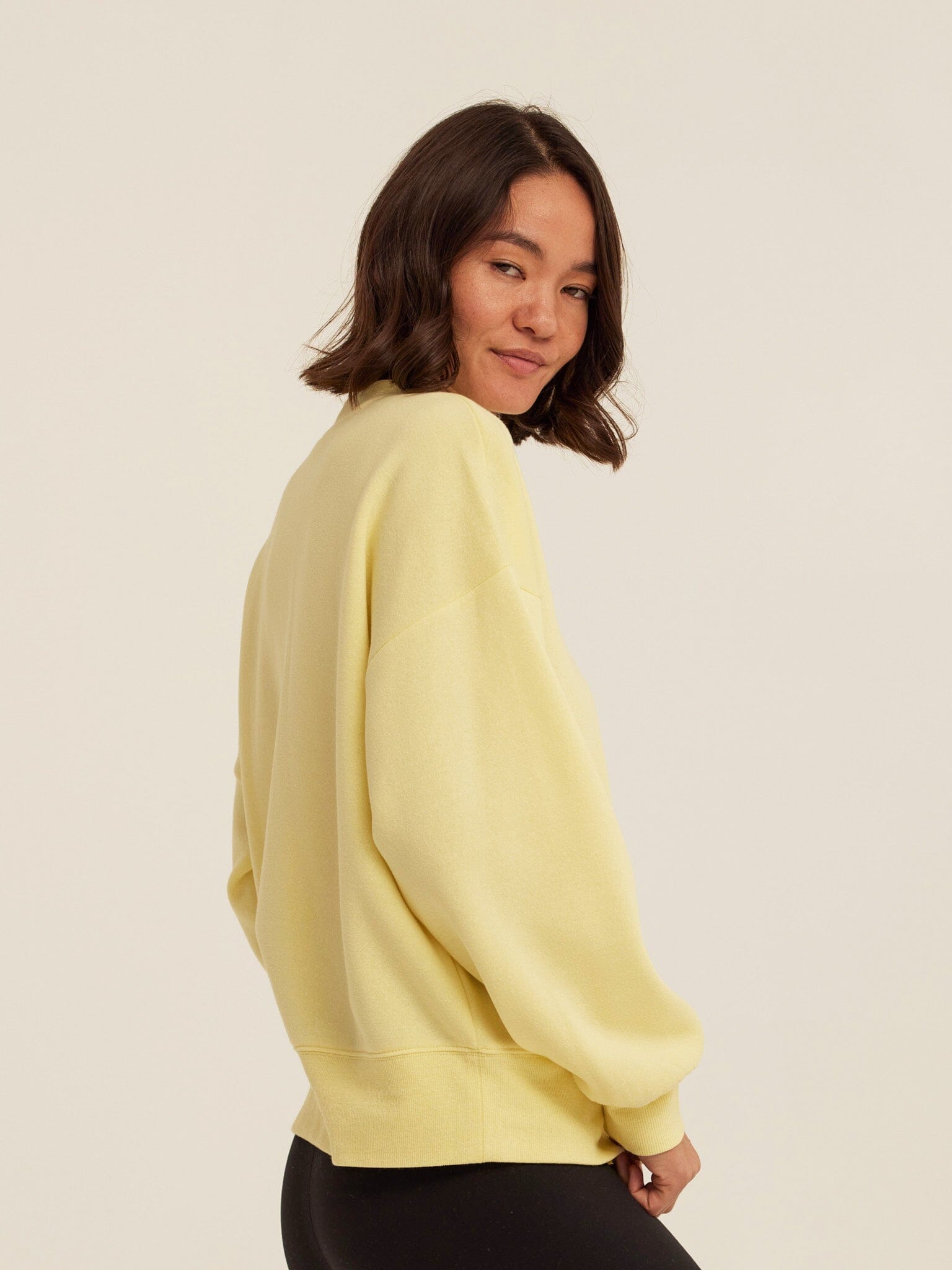 Core Triblend Fleece Sweatshirt in Yellow