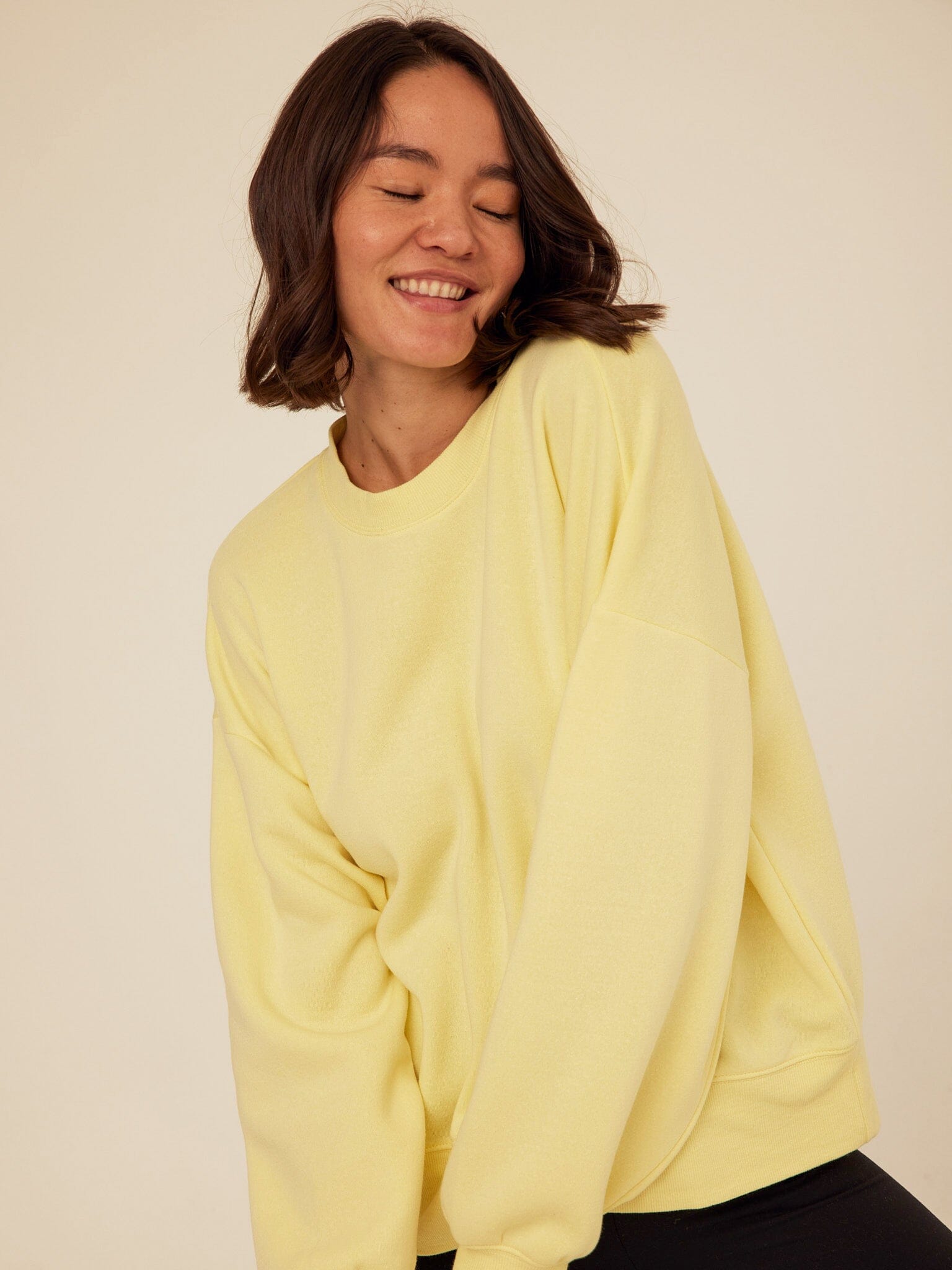Core Triblend Fleece Sweatshirt in Yellow