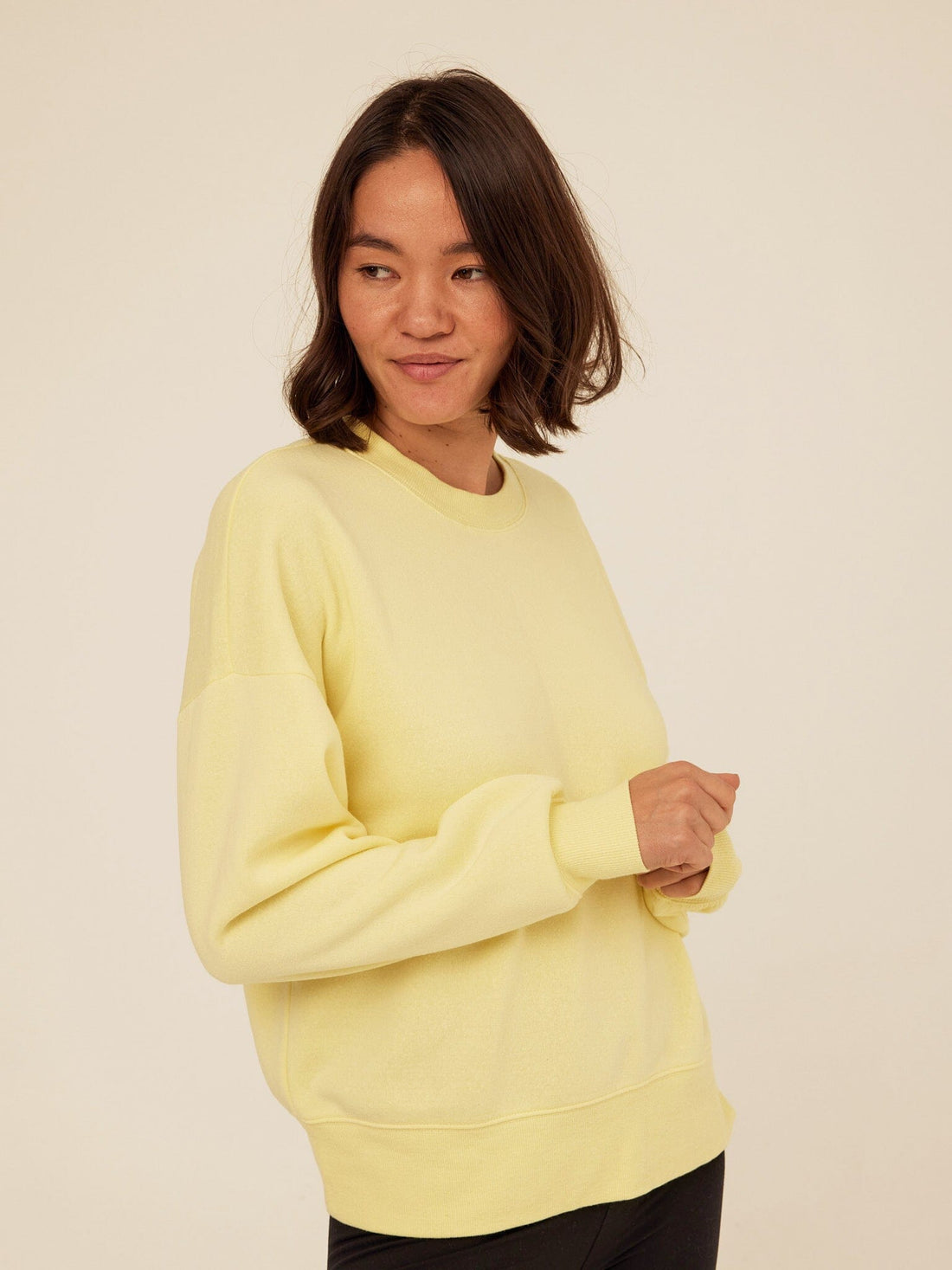Core Triblend Fleece Sweatshirt in Yellow