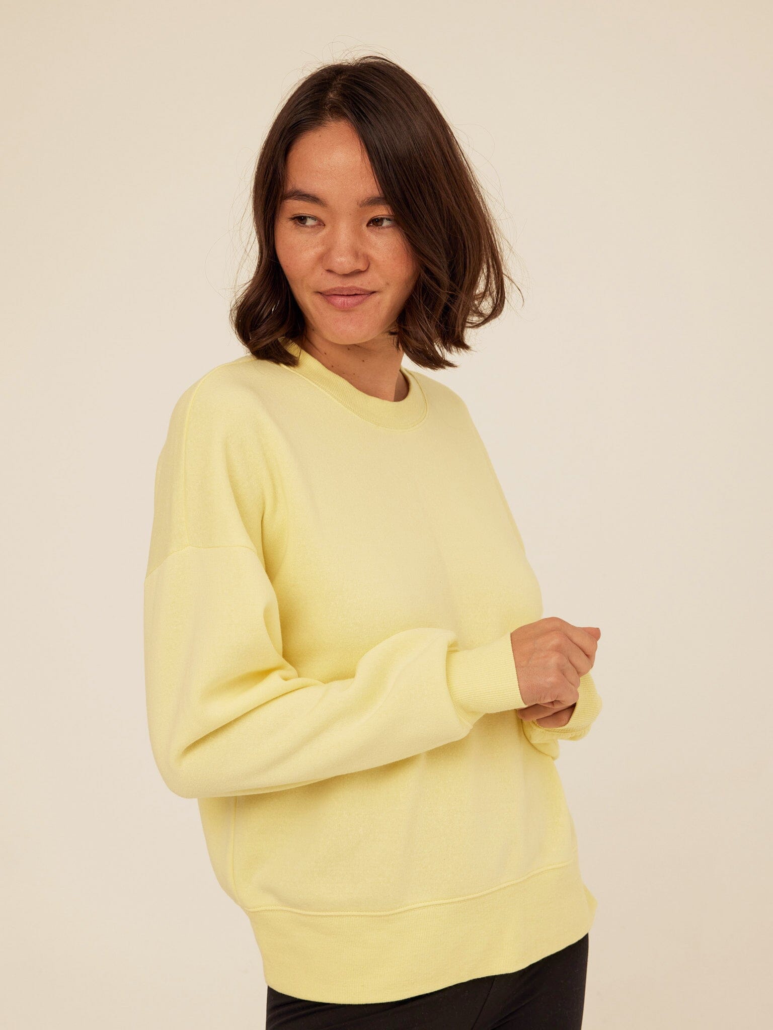 Core Triblend Fleece Sweatshirt in Yellow