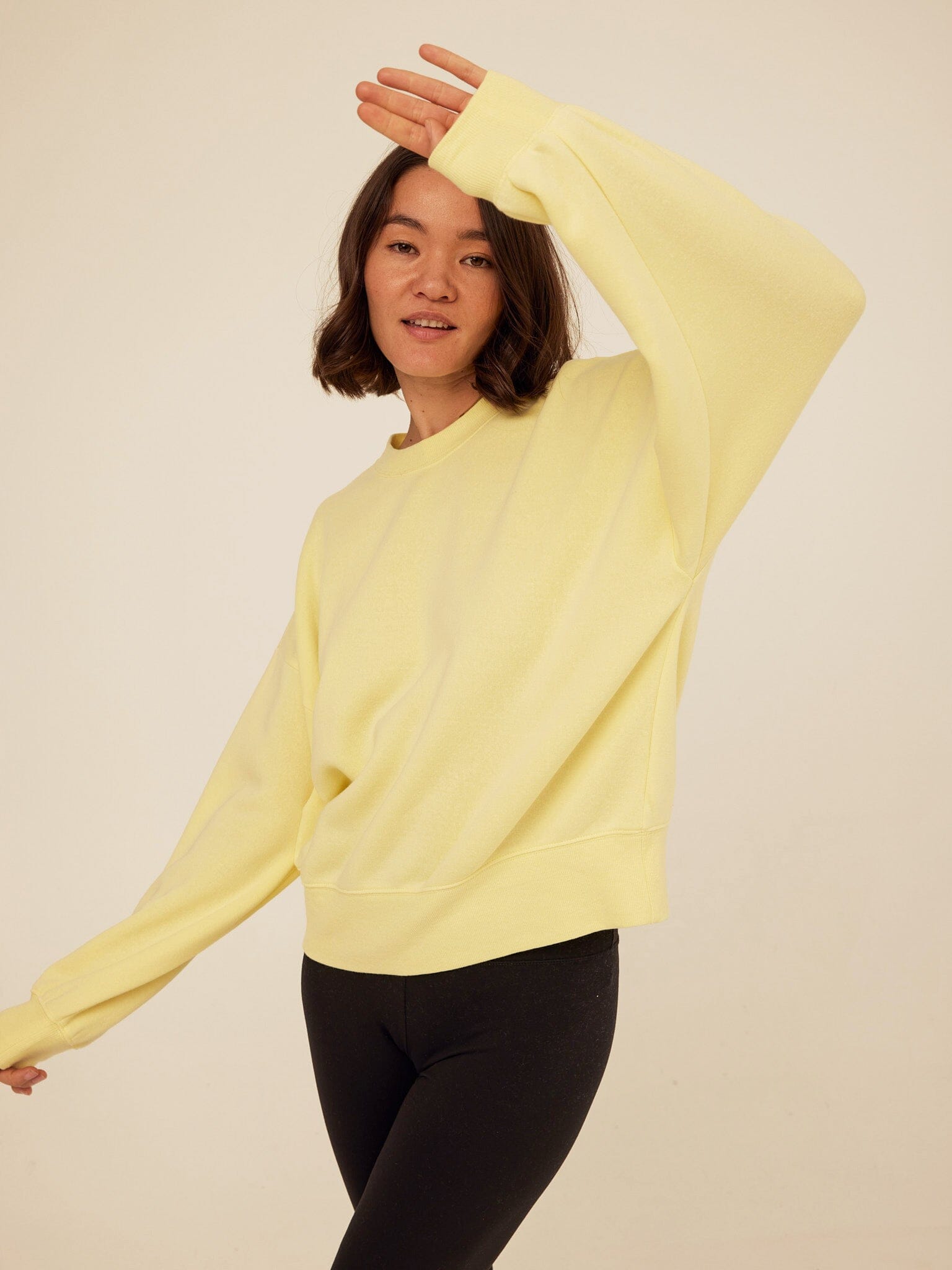 Core Triblend Fleece Sweatshirt in Yellow