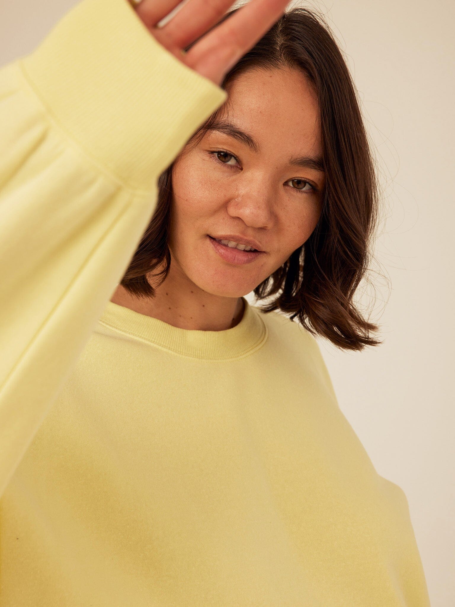 Core Triblend Fleece Sweatshirt in Yellow