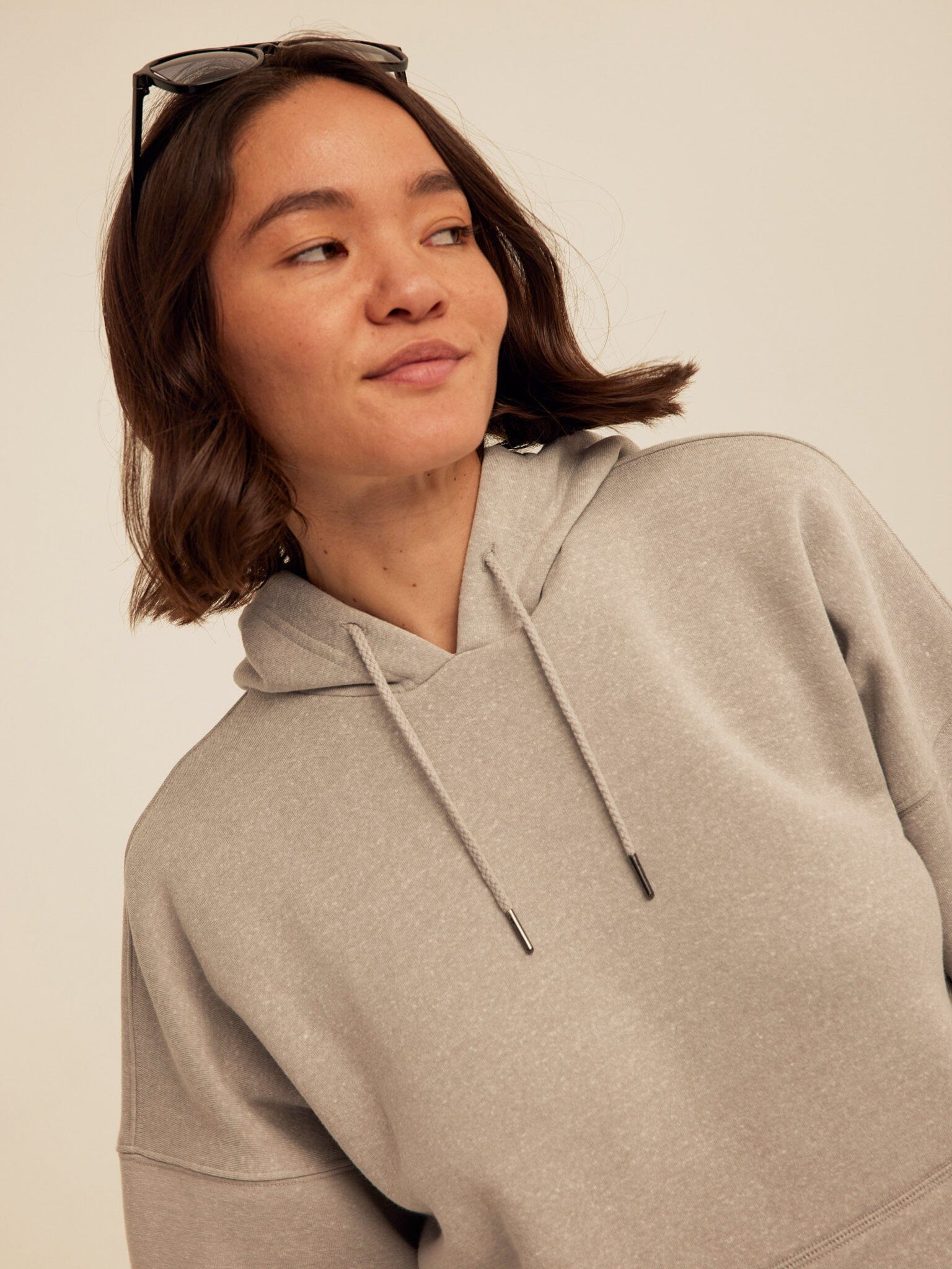 Relaxed Fit Triblend Fleece Pullover Hoodie for Everyday Comfort
