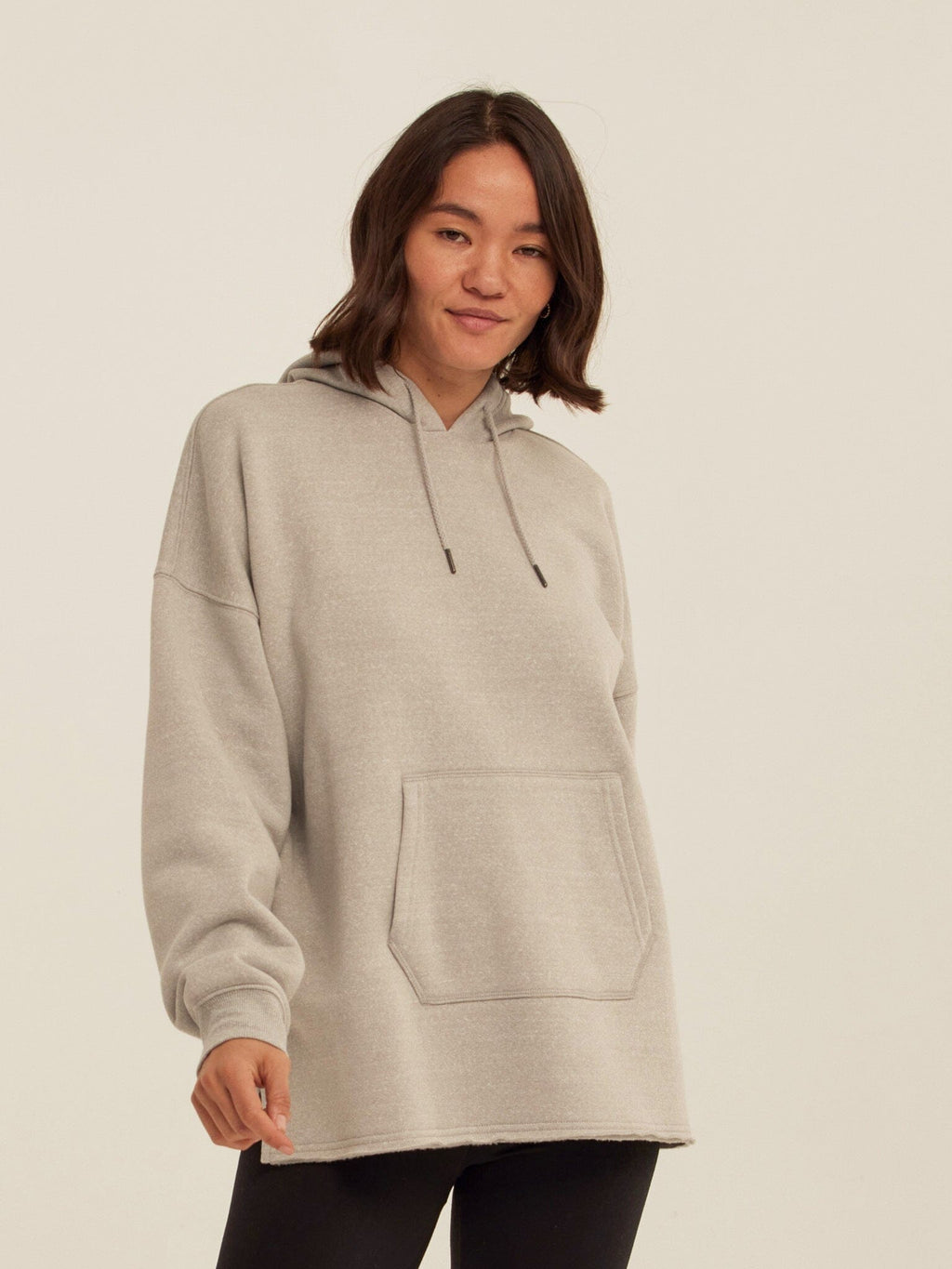 Relaxed Fit Triblend Fleece Pullover Hoodie for Everyday Comfort