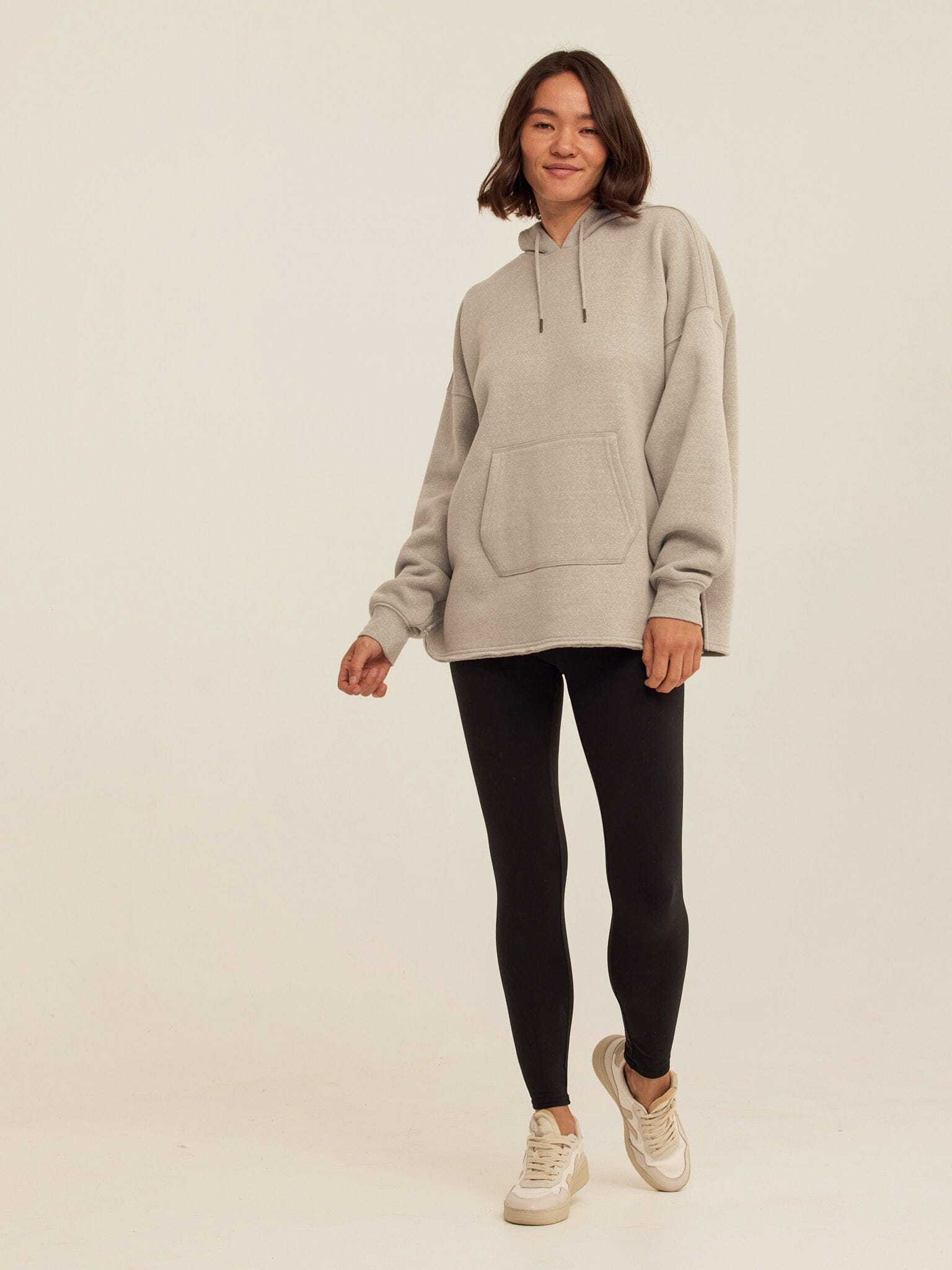 Relaxed Fit Triblend Fleece Pullover Hoodie for Everyday Comfort
