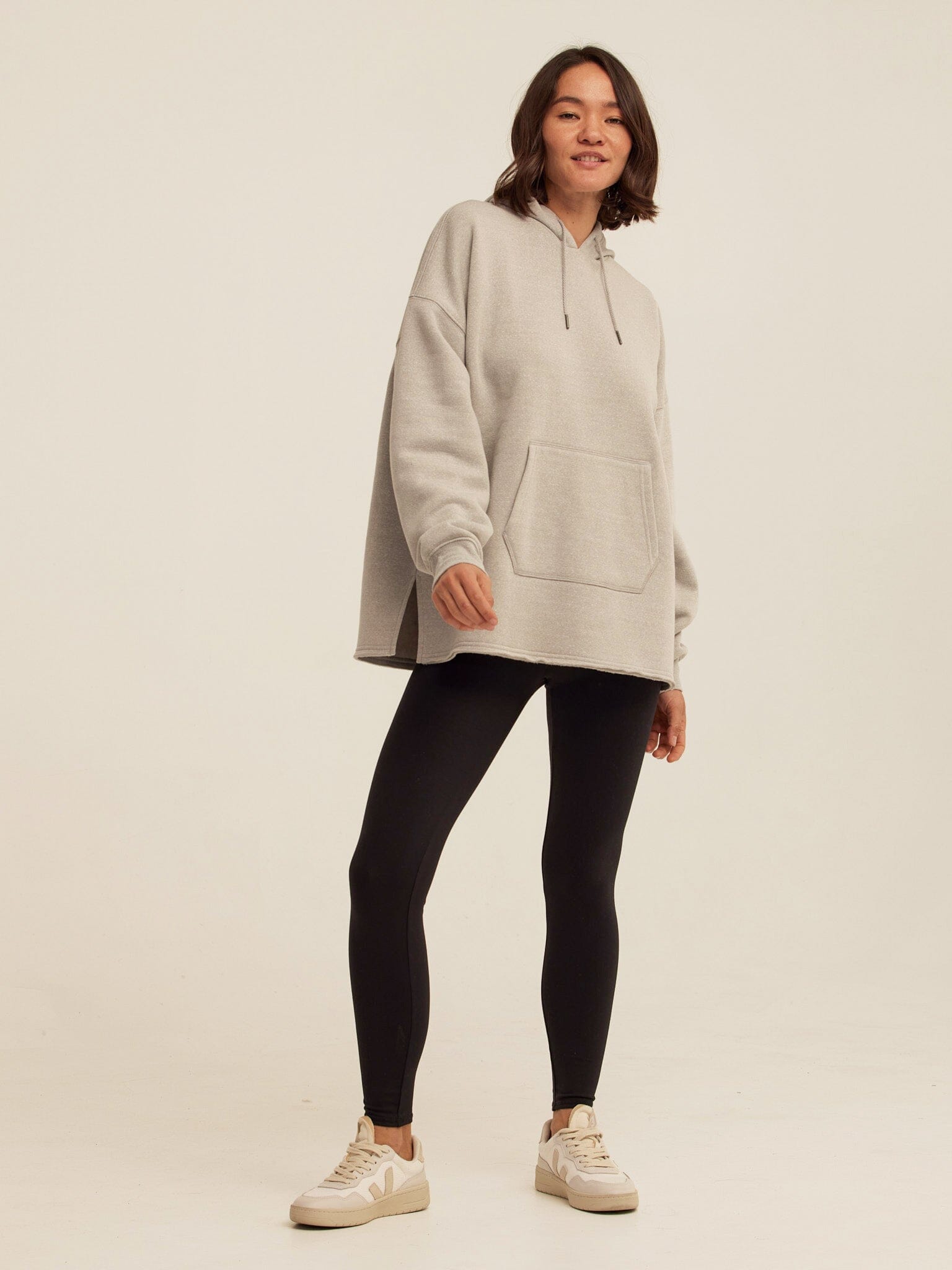 Relaxed Fit Triblend Fleece Pullover Hoodie for Everyday Comfort