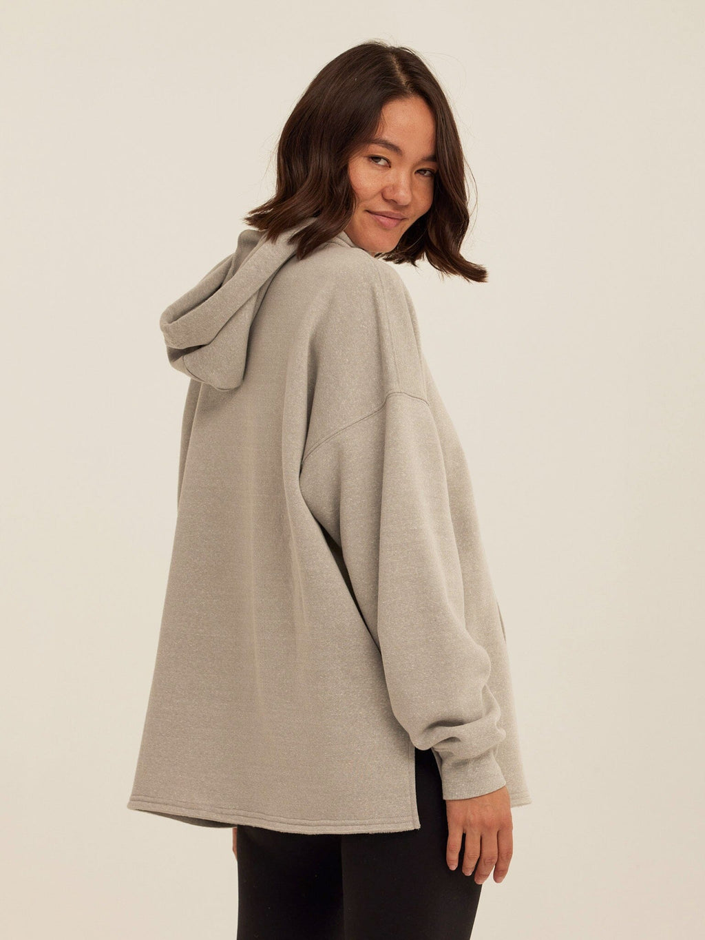 Relaxed Fit Triblend Fleece Pullover Hoodie for Everyday Comfort