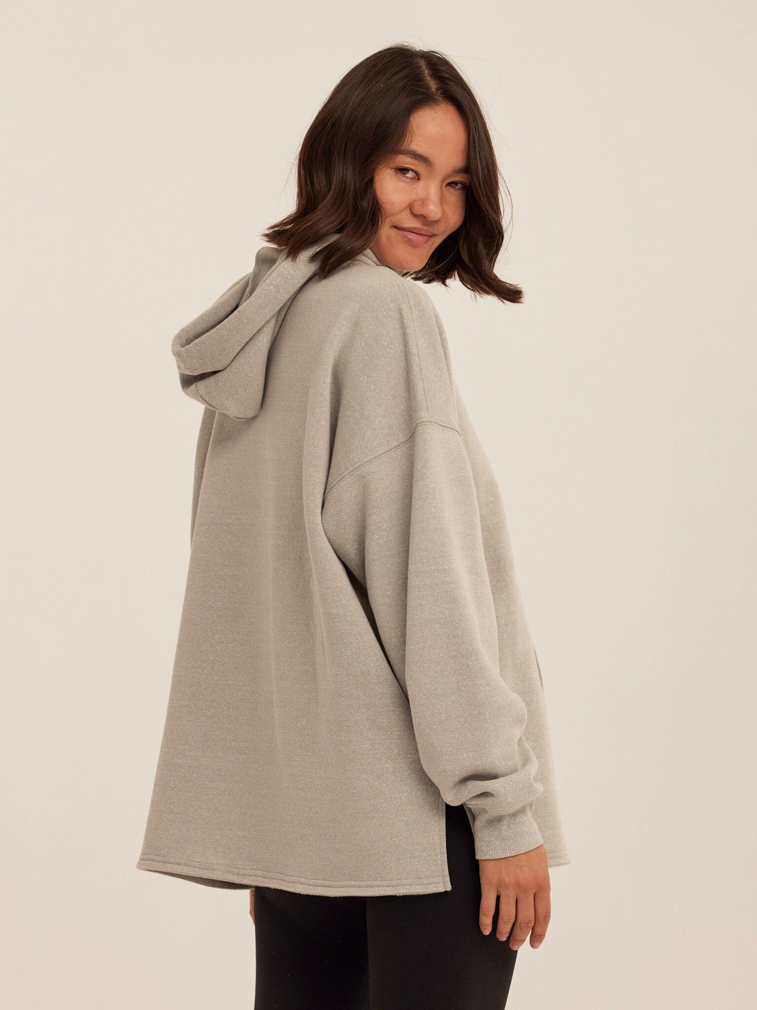 Relaxed Fit Triblend Fleece Pullover Hoodie for Everyday Comfort
