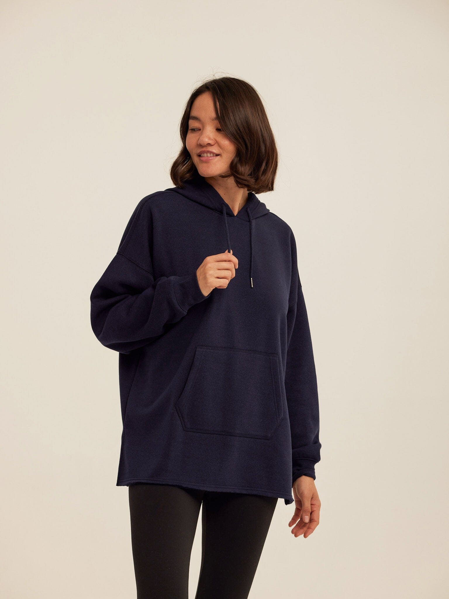Relaxed Fit Triblend Fleece Pullover Hoodie for Everyday Comfort