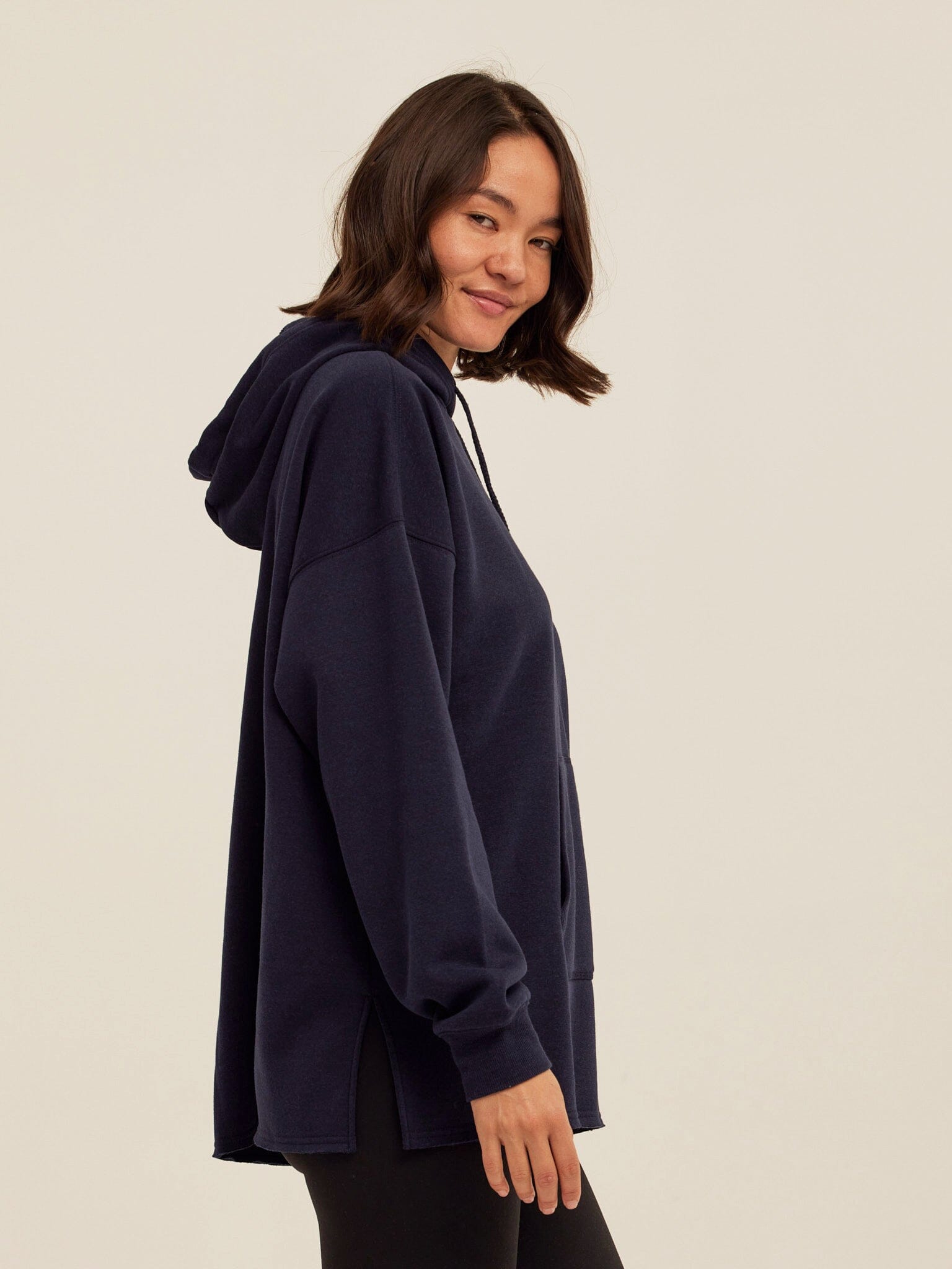 Relaxed Fit Triblend Fleece Pullover Hoodie for Everyday Comfort
