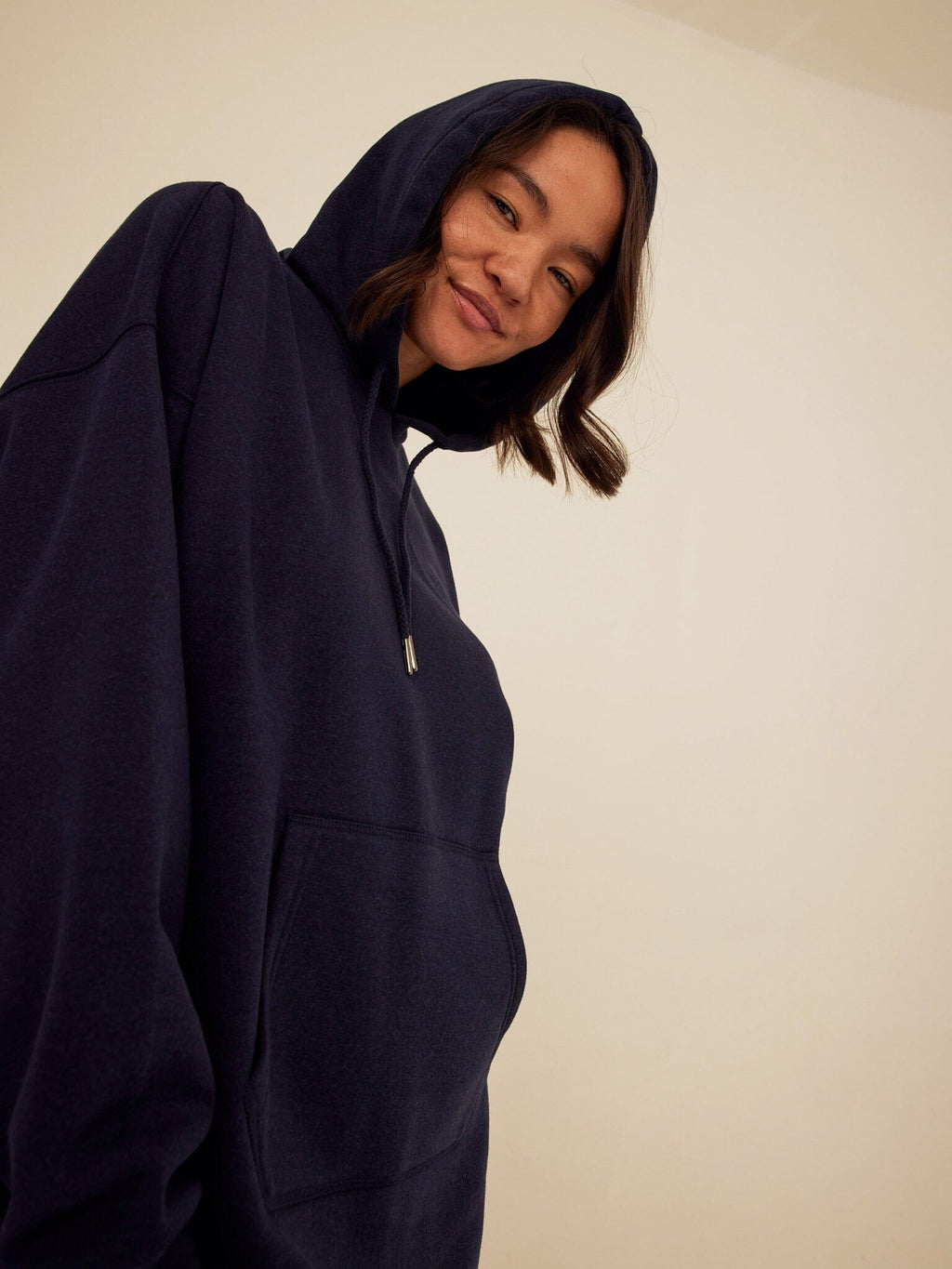 Relaxed Fit Triblend Fleece Pullover Hoodie for Everyday Comfort