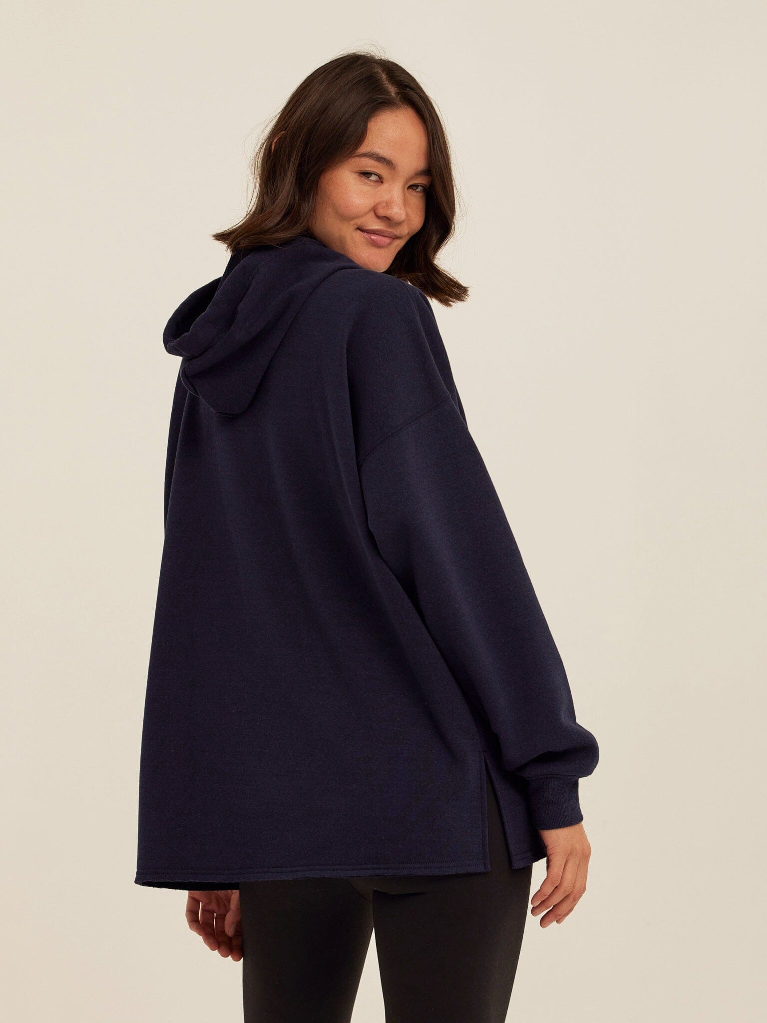 Relaxed Fit Triblend Fleece Pullover Hoodie for Everyday Comfort