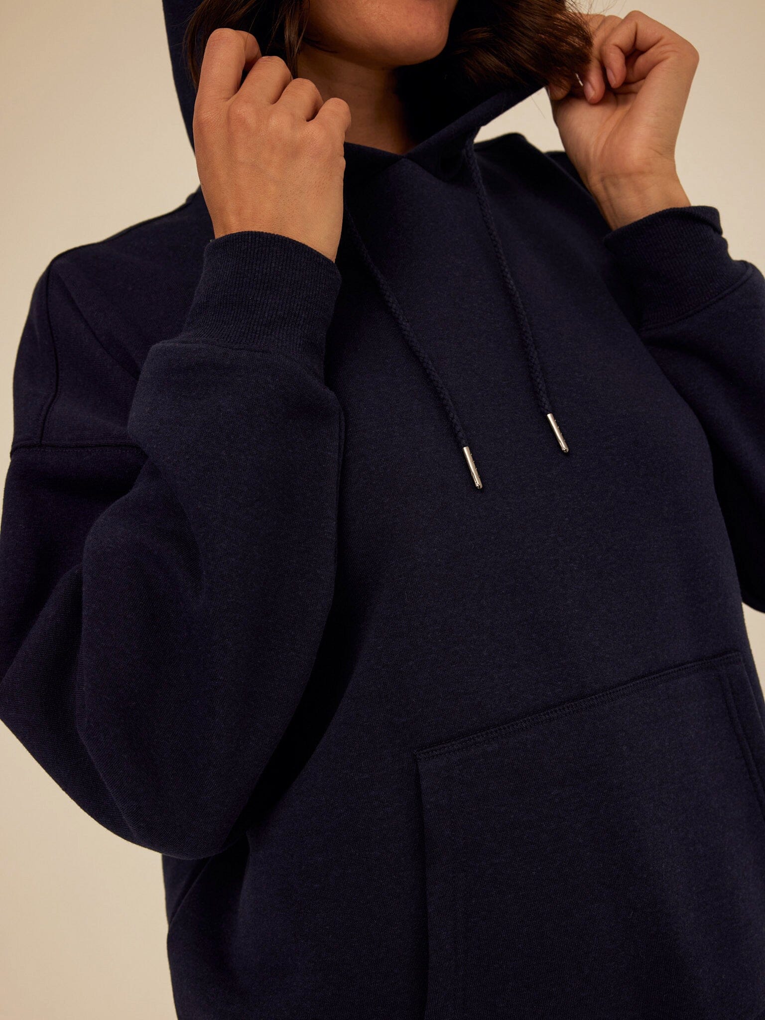 Relaxed Fit Triblend Fleece Pullover Hoodie for Everyday Comfort