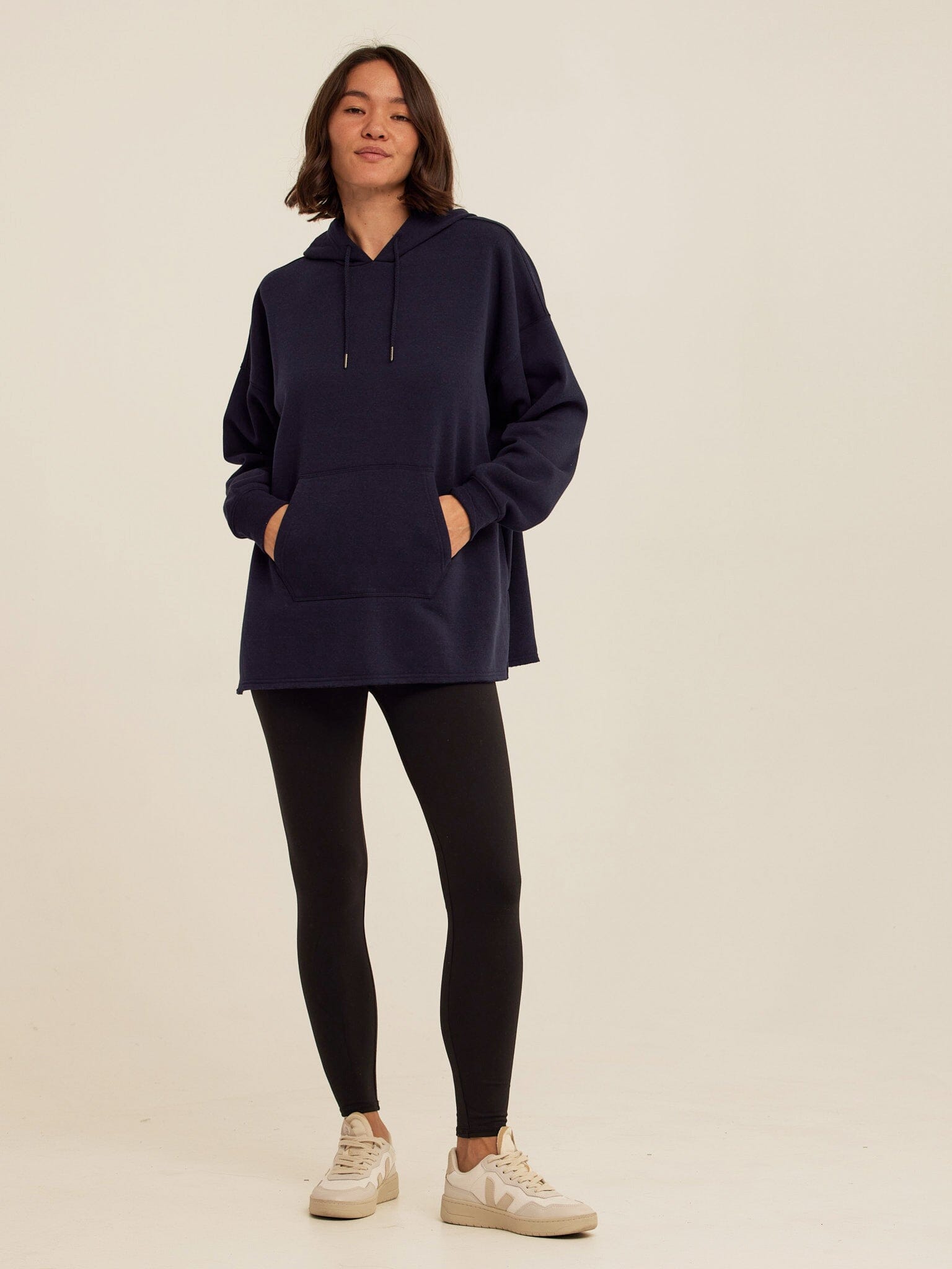 Relaxed Fit Triblend Fleece Pullover Hoodie for Everyday Comfort