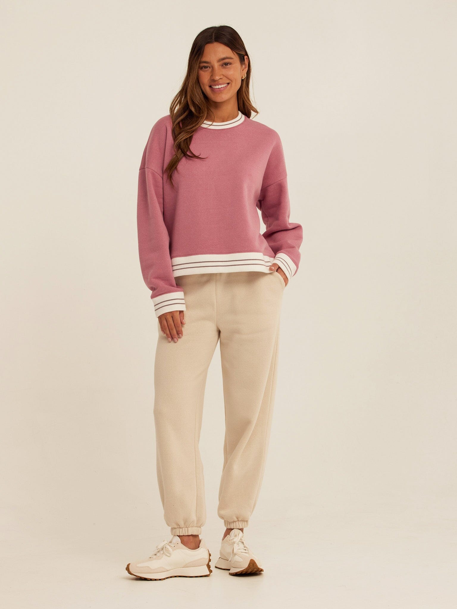 Women's Jahmeera Triblend Fleece Collegiate Pullover