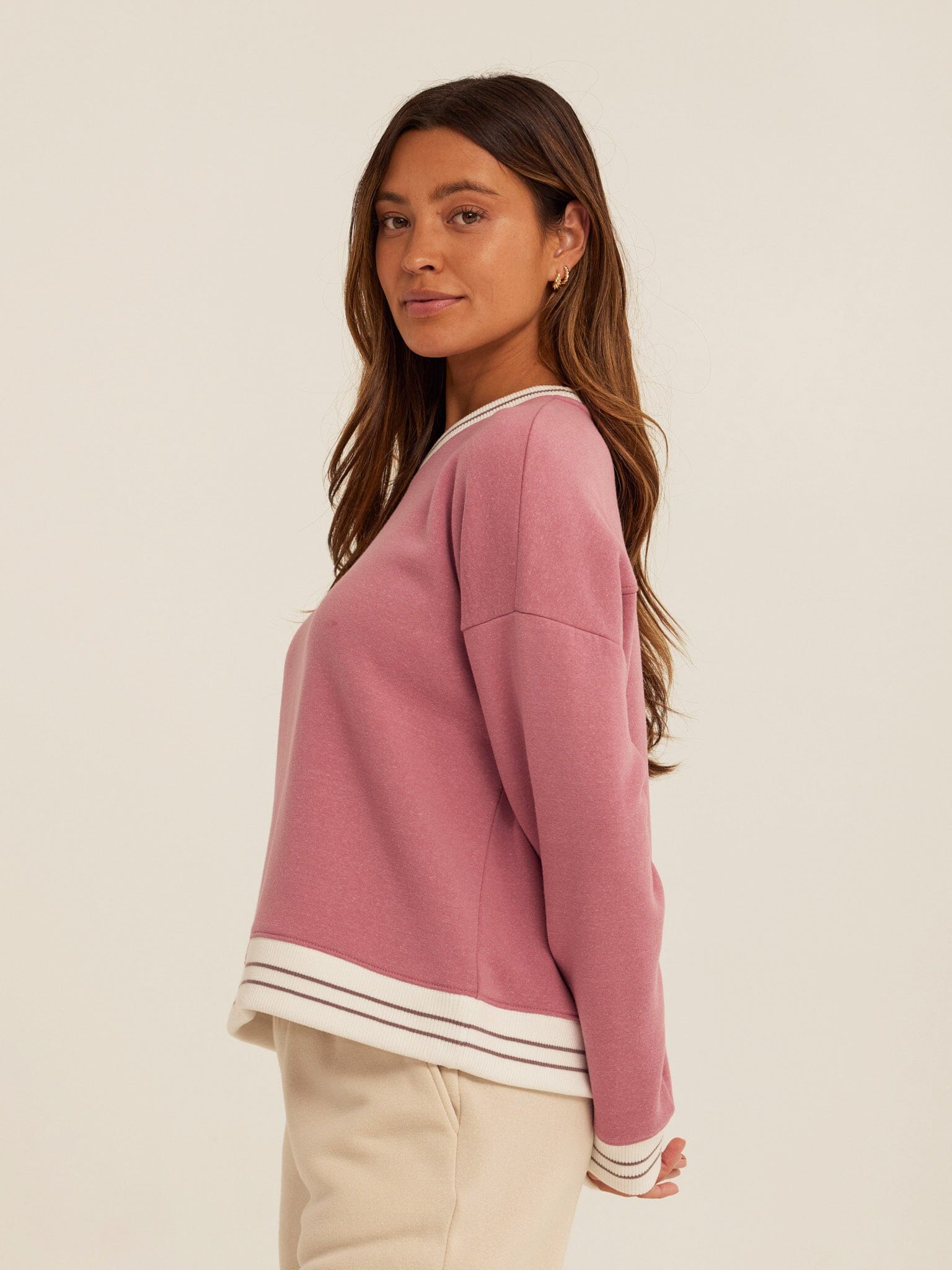 Women's Jahmeera Triblend Fleece Collegiate Pullover
