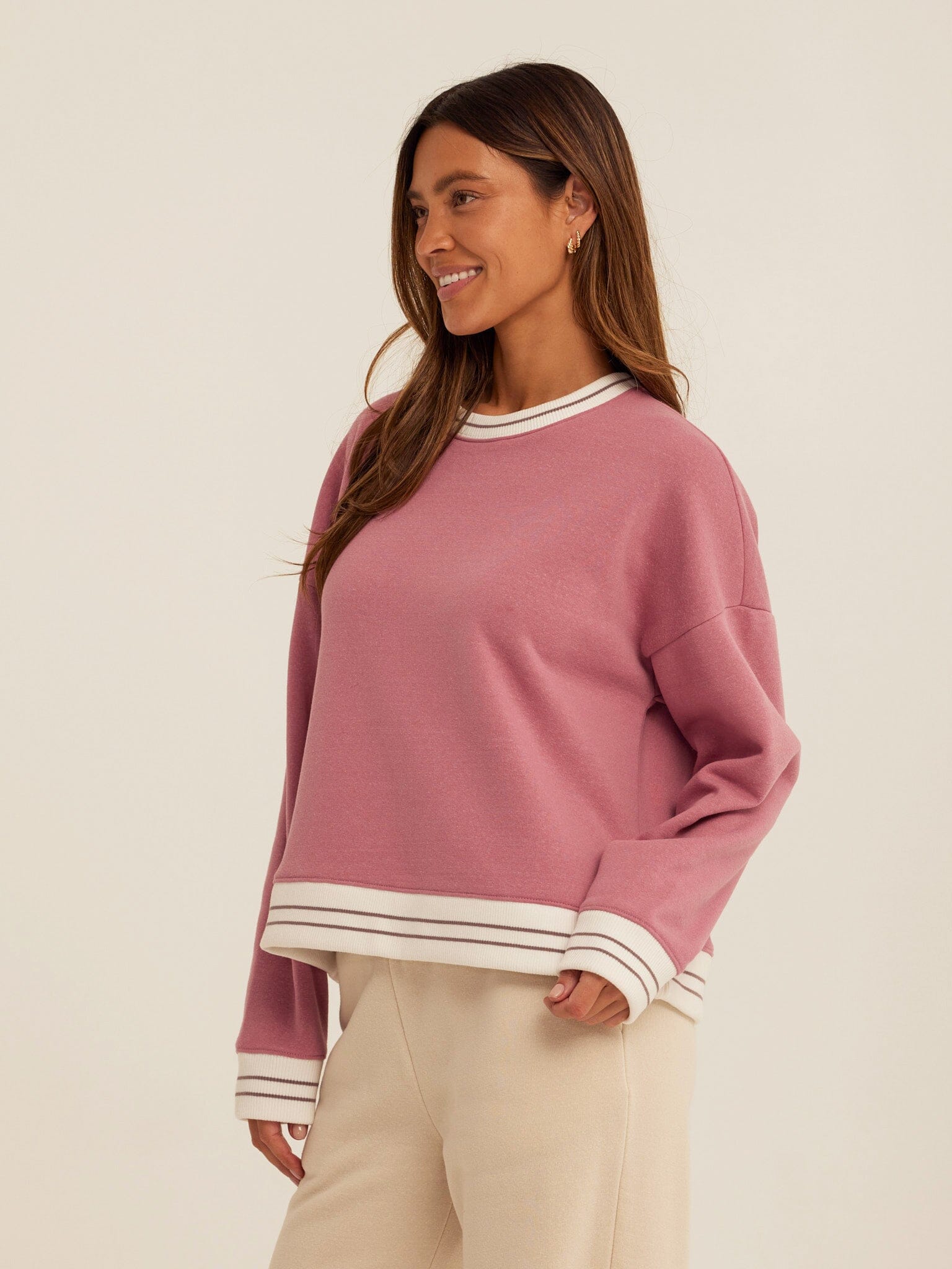 Women's Jahmeera Triblend Fleece Collegiate Pullover
