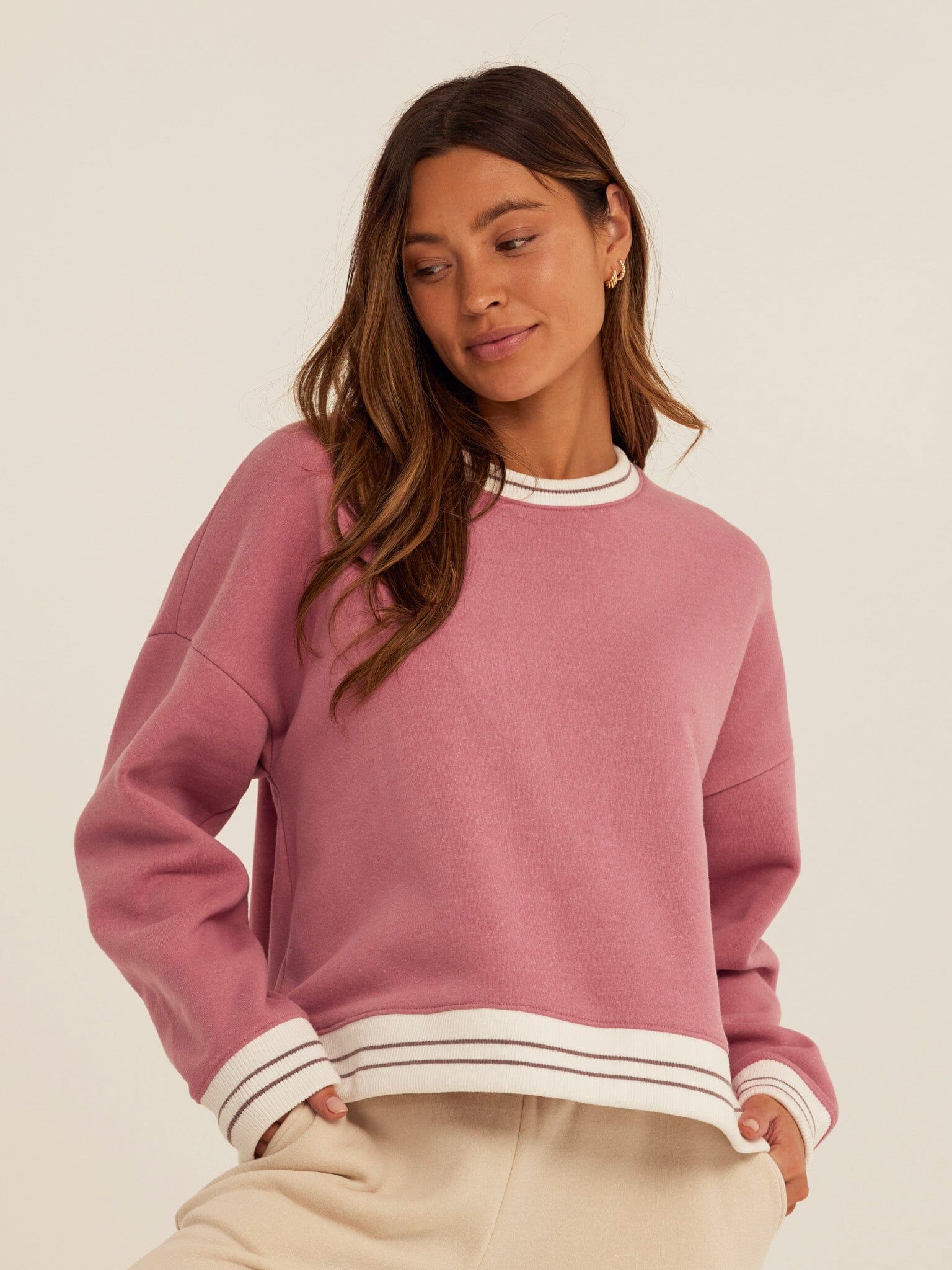 Women's Jahmeera Triblend Fleece Collegiate Pullover